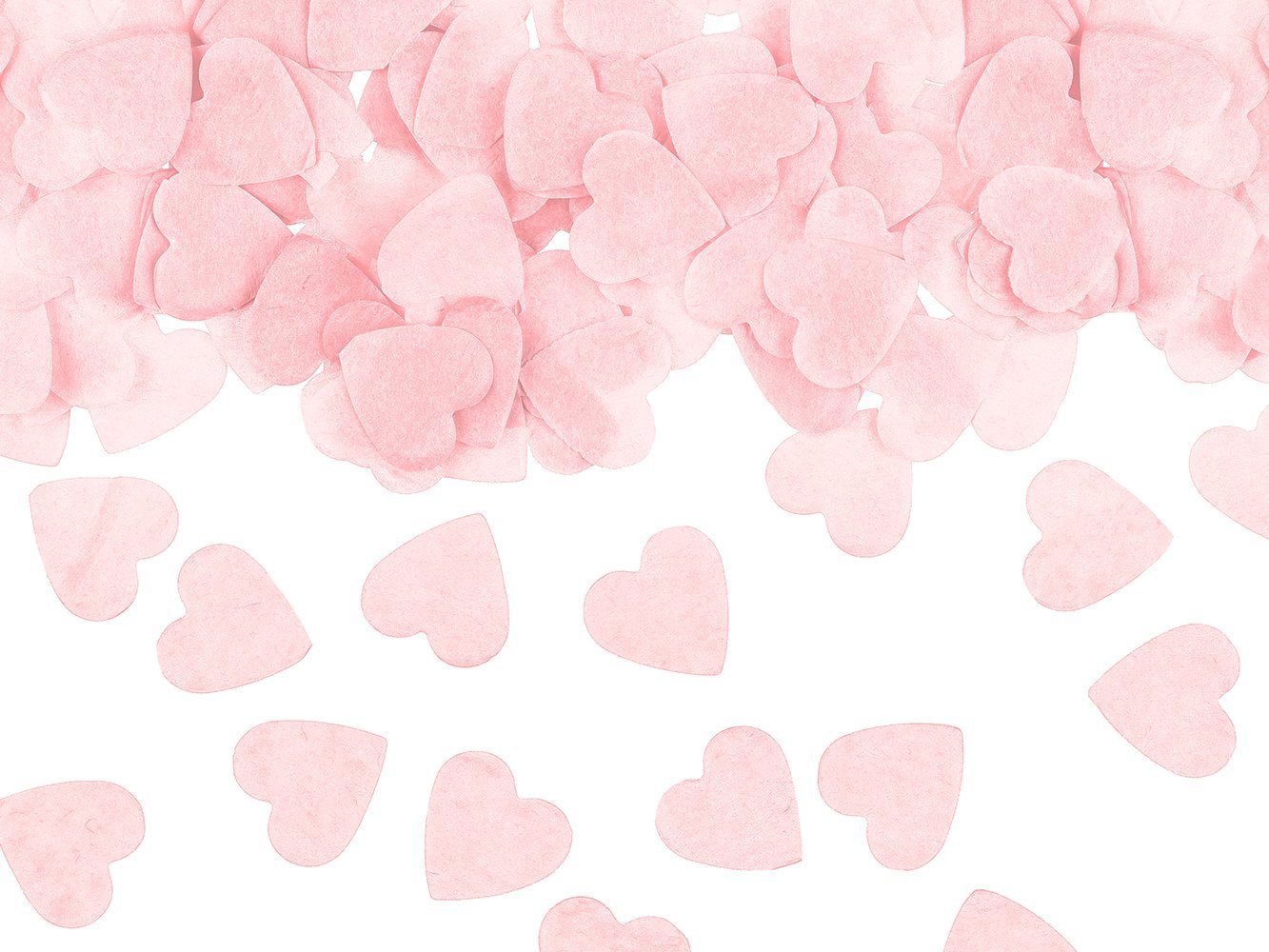 partydeco Streudeko, Konfetti Herzen 1,6x1,6cm 15g rosa