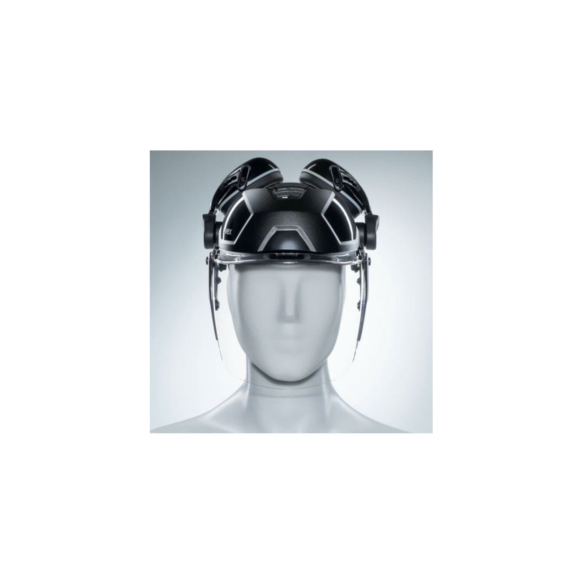 Uvex Schutzhelm uvex Visier pheos faceguard, farblosos, UV400 Polycarbonat Visier m. G