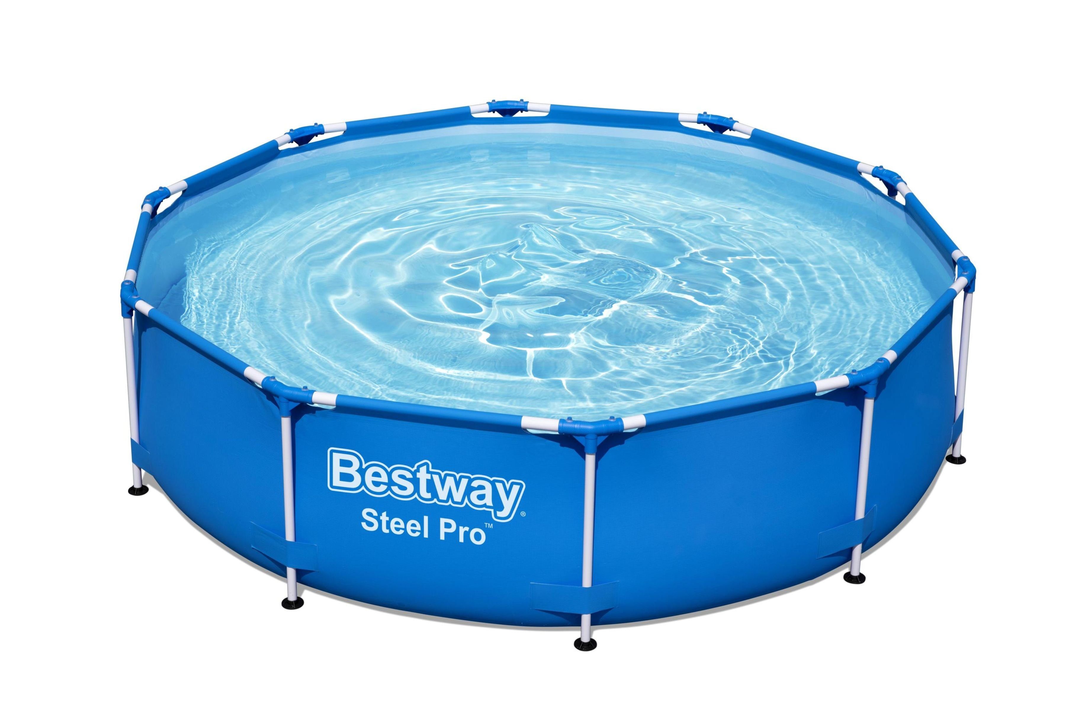 Pool Steel Pro Frame Pool, rund; Bestway 56677, ohne Pumpe 305 x 76 cm