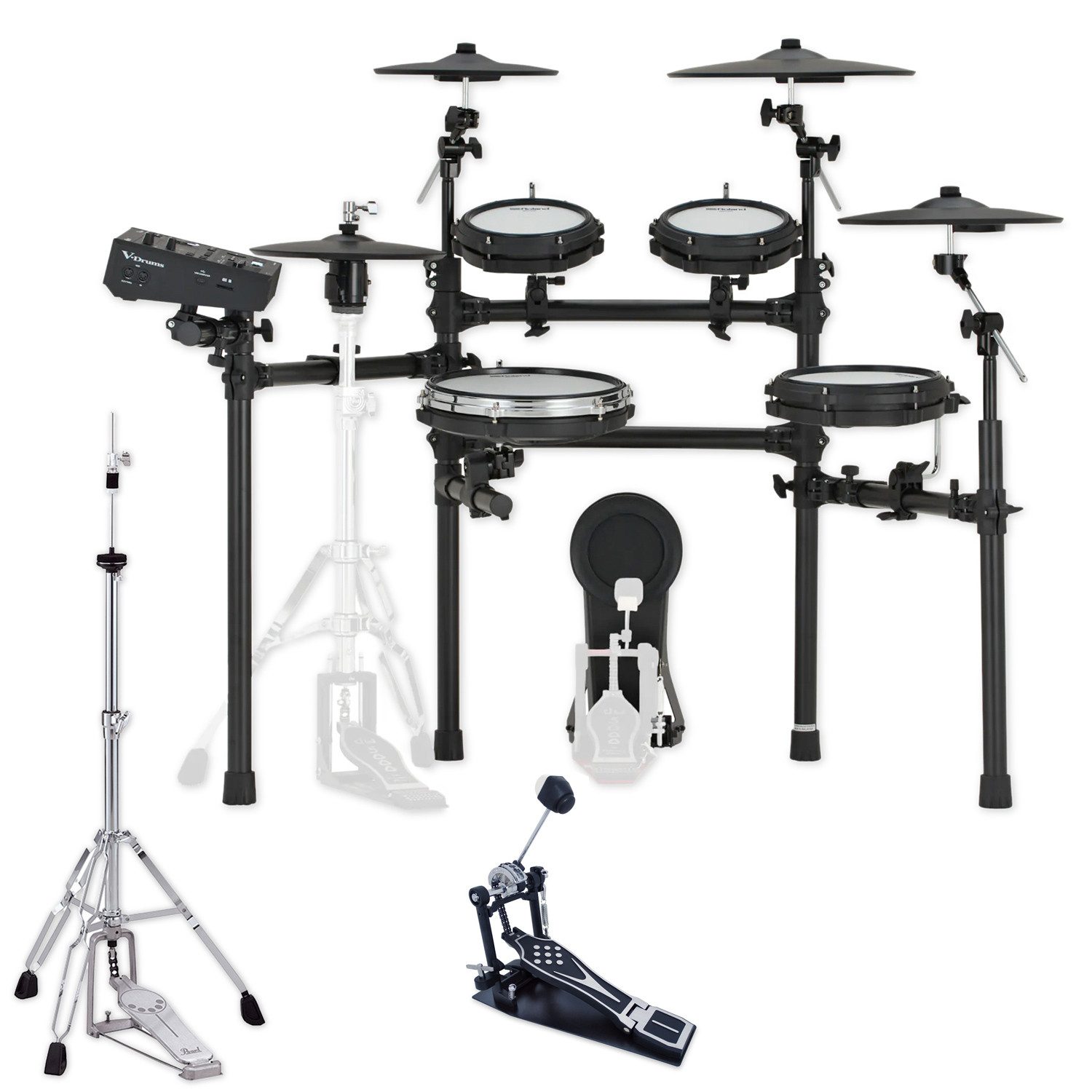 Roland Audio E-Drum Roland E-Drum TD513 elektronisches Schlagzeug mit Hardware,E-Drum, elektronisch