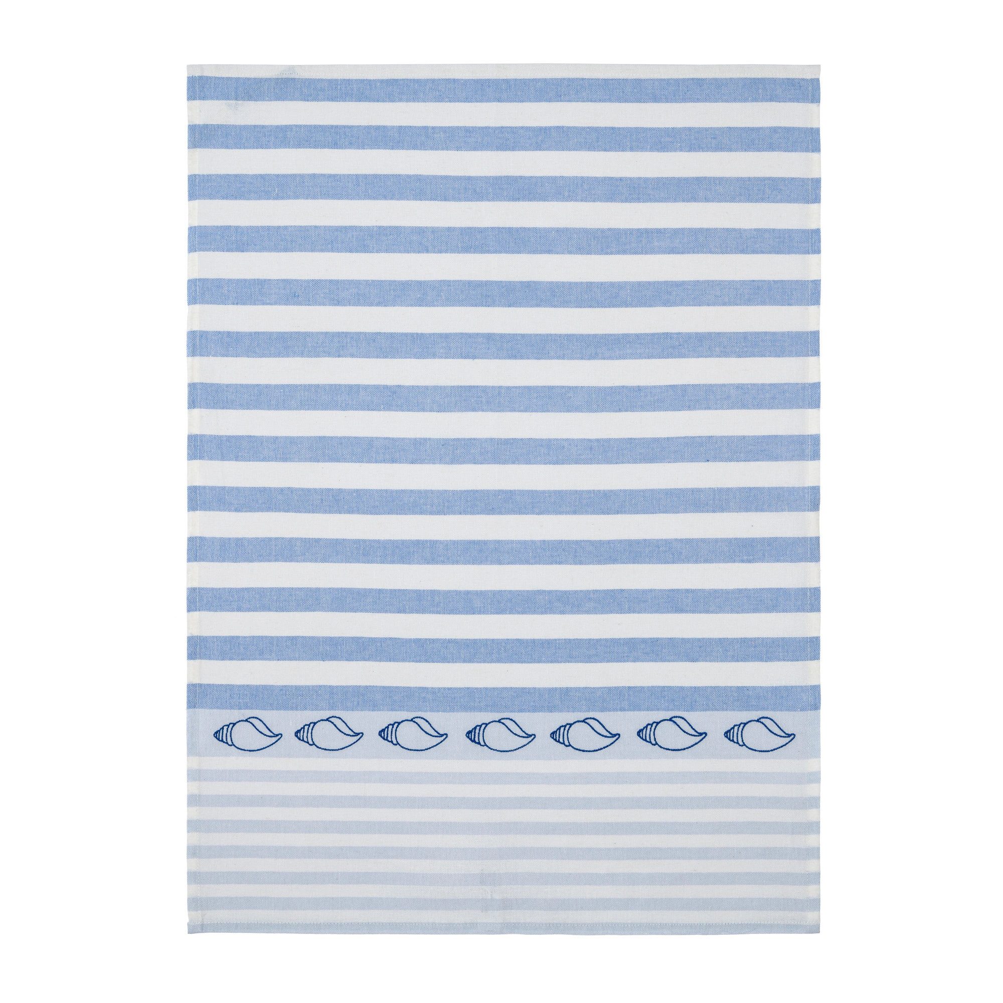 Grubentuch Geschirrtuch von Grubentuch aus der Mare Kollektion, Motiv bestickt, 55% Leinen, 45% Baumwolle