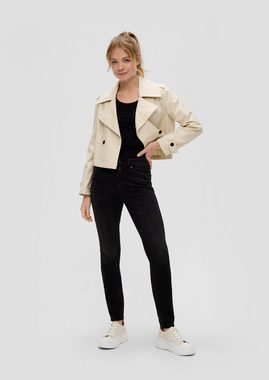 s.Oliver 5-Pocket-Jeans Jeans Izabell / Skinny fit / High Rise / Skinny Leg Waschung, Kontrastnähte