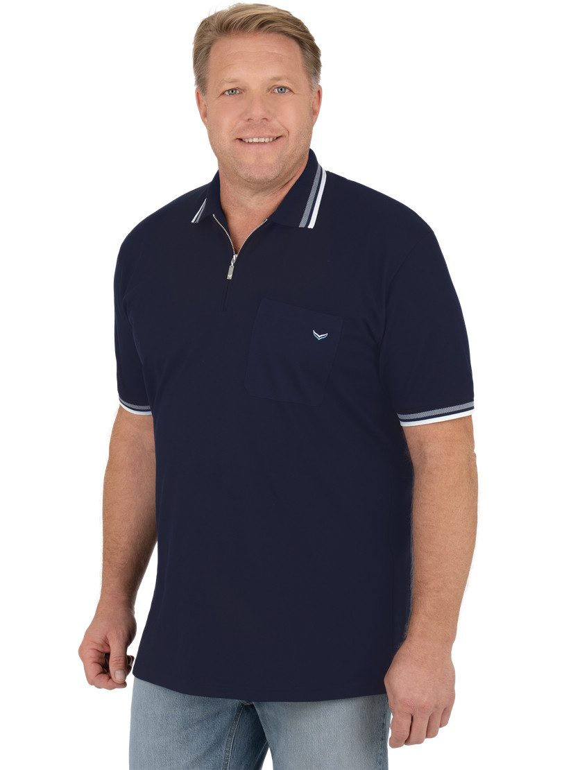 Trigema Poloshirt TRIGEMA Poloshirt mit Reißverschluss günstig online kaufen