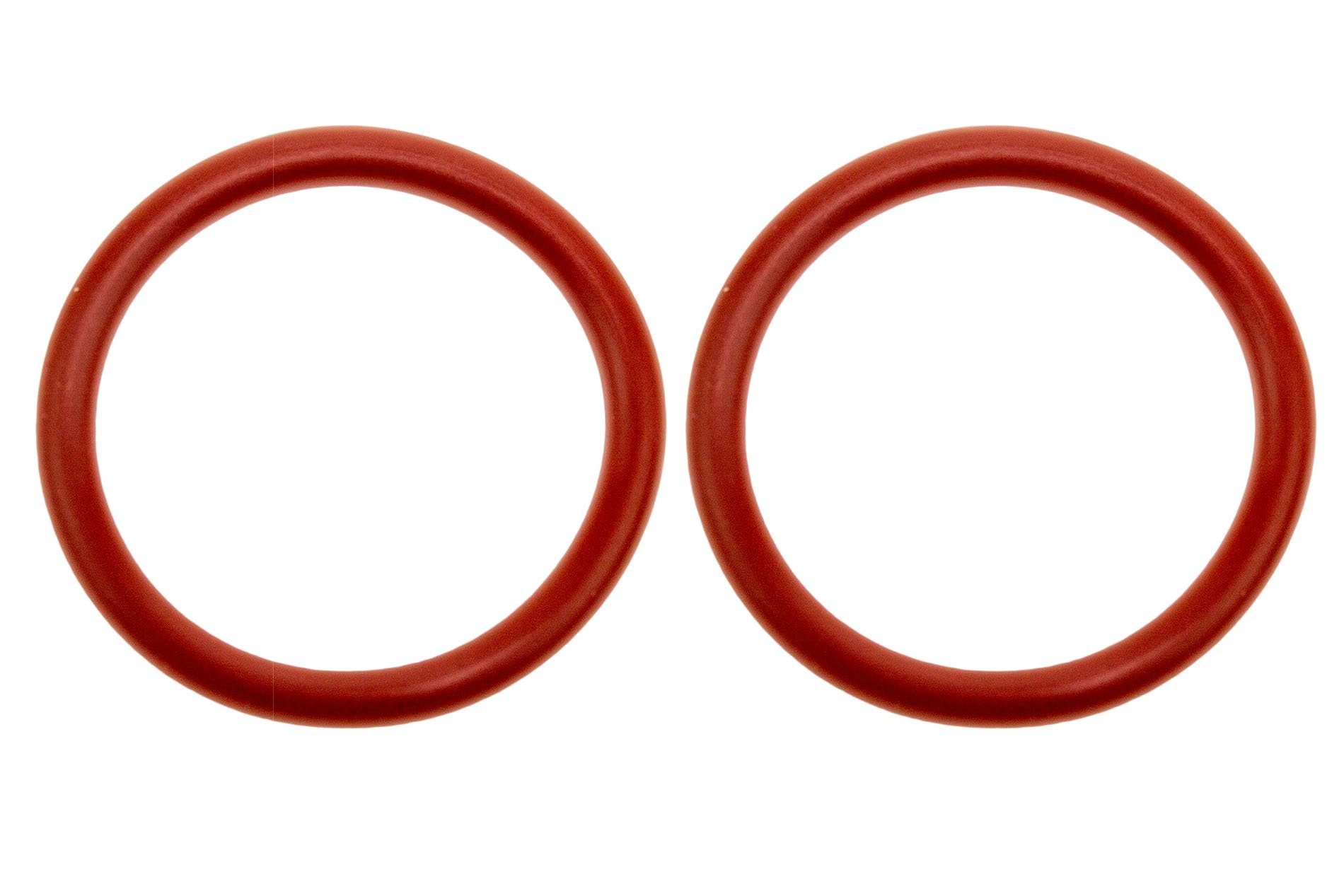 Piebert Dichtungsring 2x O-Ring 32x4mm Rot Silikon Dichtung Innen 32mm Außen 40mm