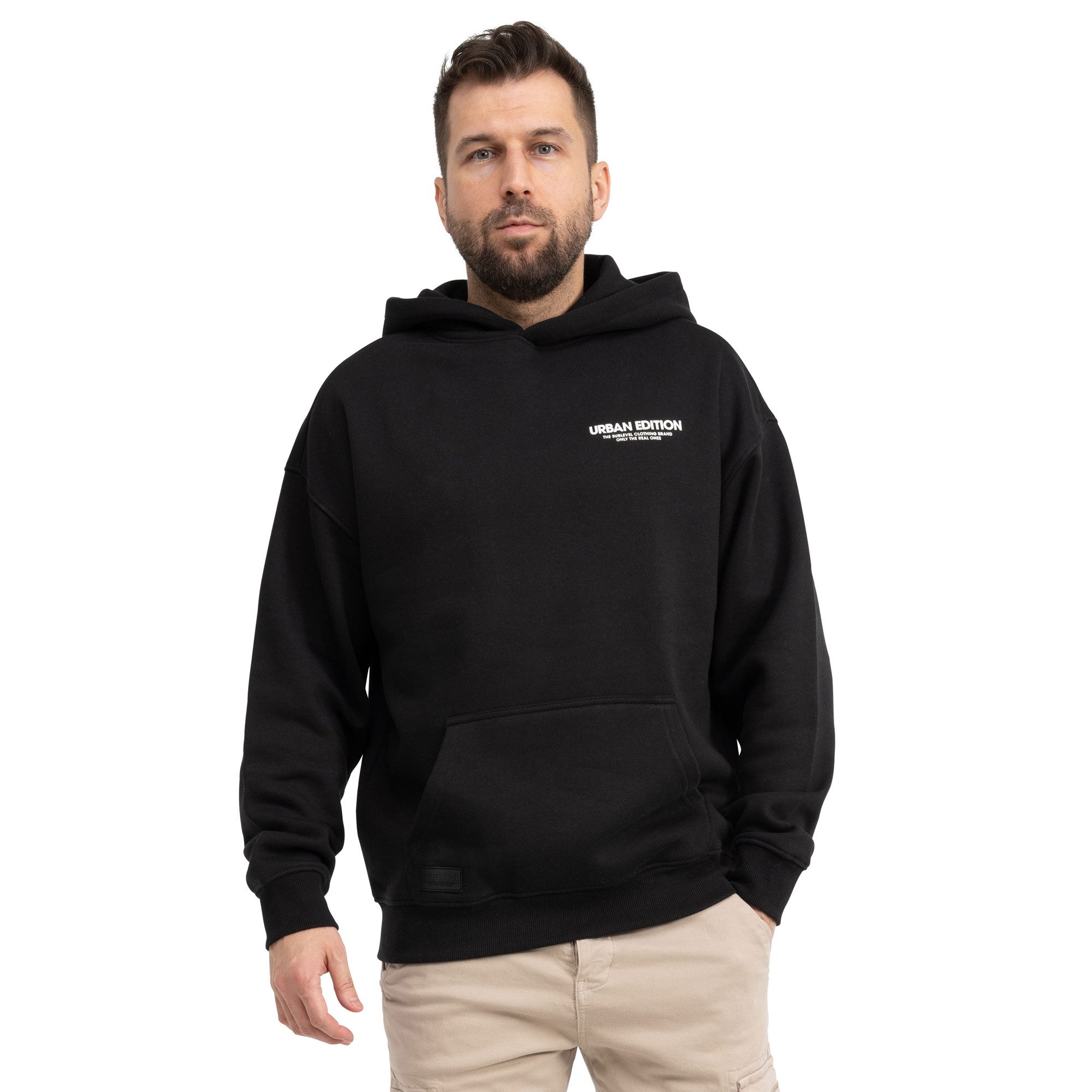 SUBLEVEL Kapuzenpullover Hoodie Herren Kapuzenpullover Kapuzenjacke günstig online kaufen