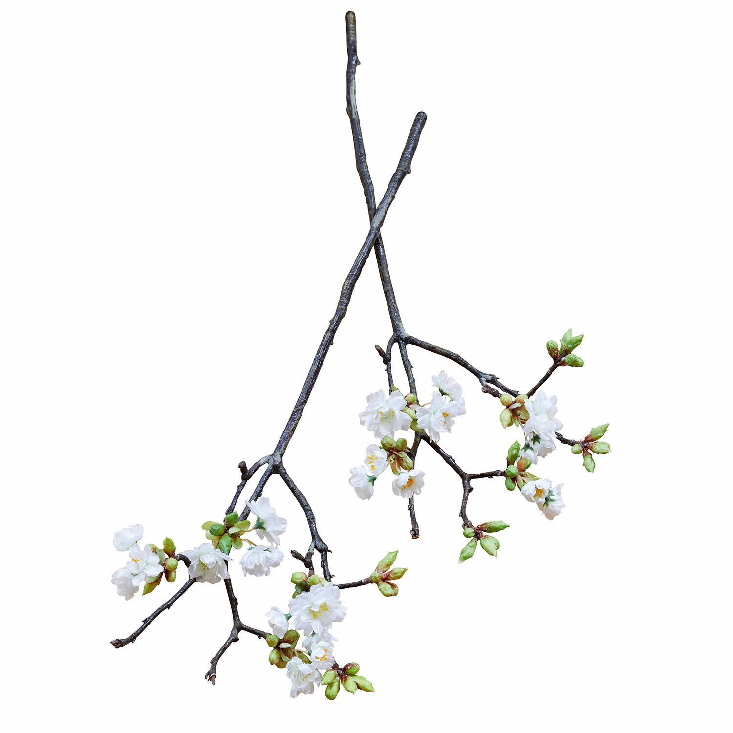 Kunstblume Dekoblume 2er Set Gráda weiß, Mirabeau, Höhe 58.0 cm
