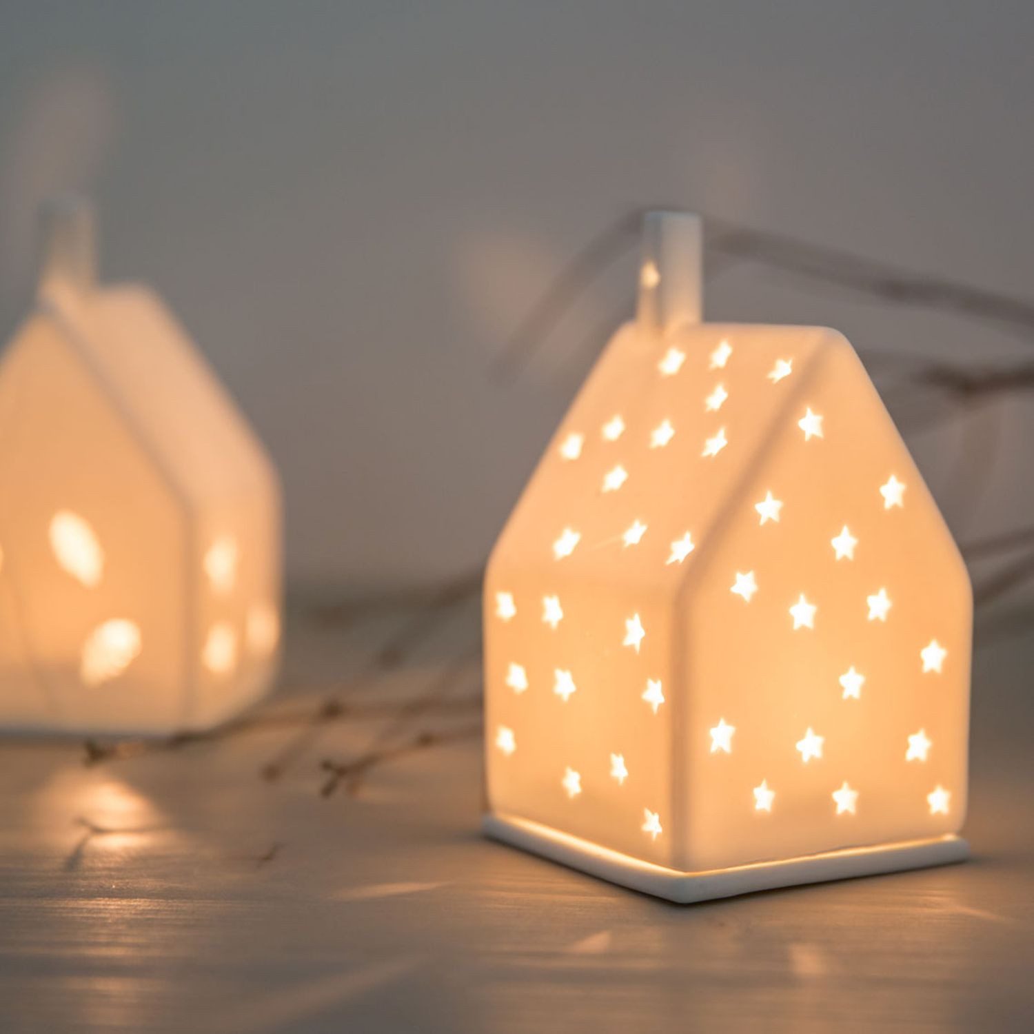 Räder Design Teelichthalter Lichthaus Sterne