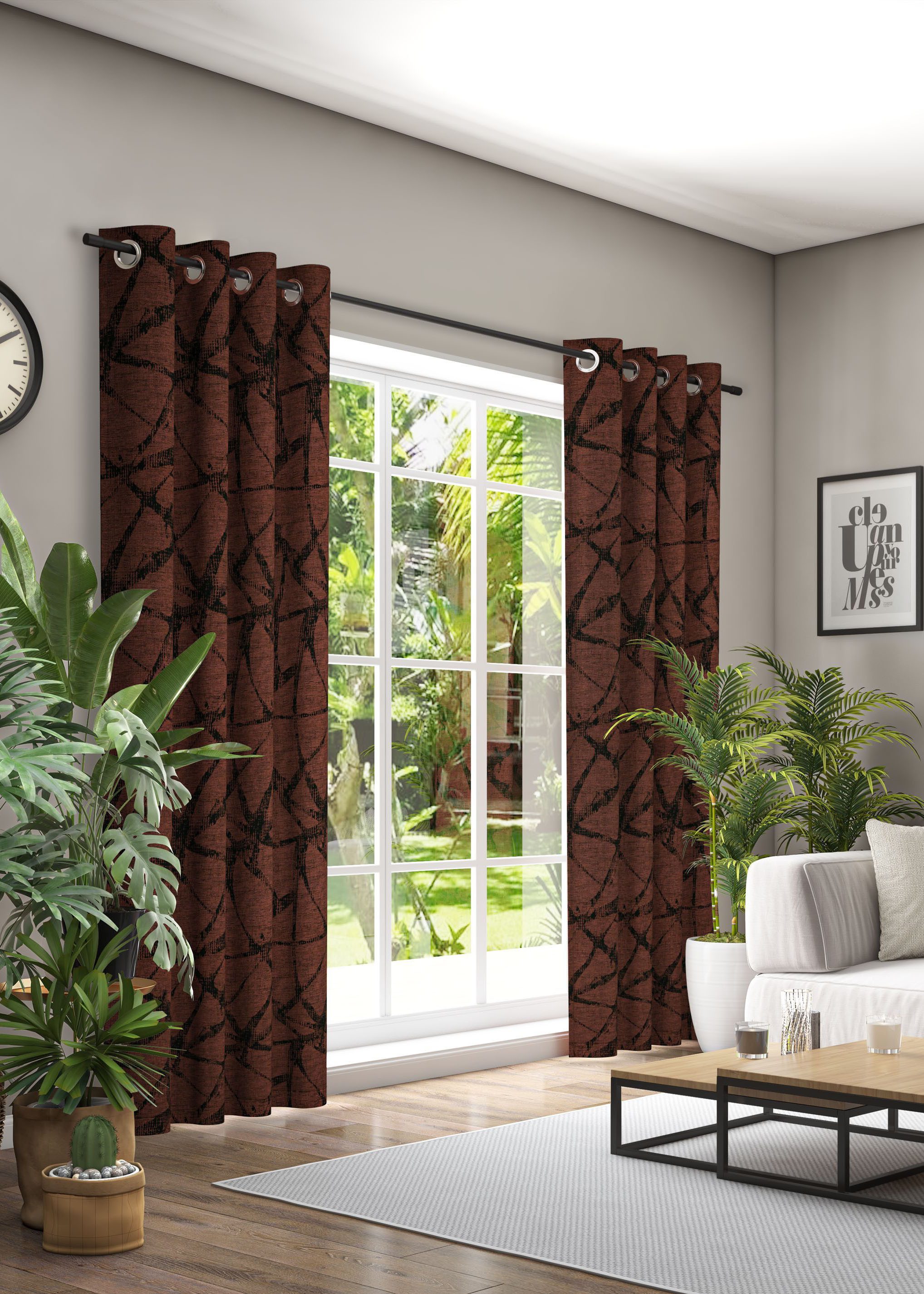 LYSEL® Vorhang Ösenschal Maipa (1 St), blickdicht, HxB 245x146cm – Bild 4 von 5