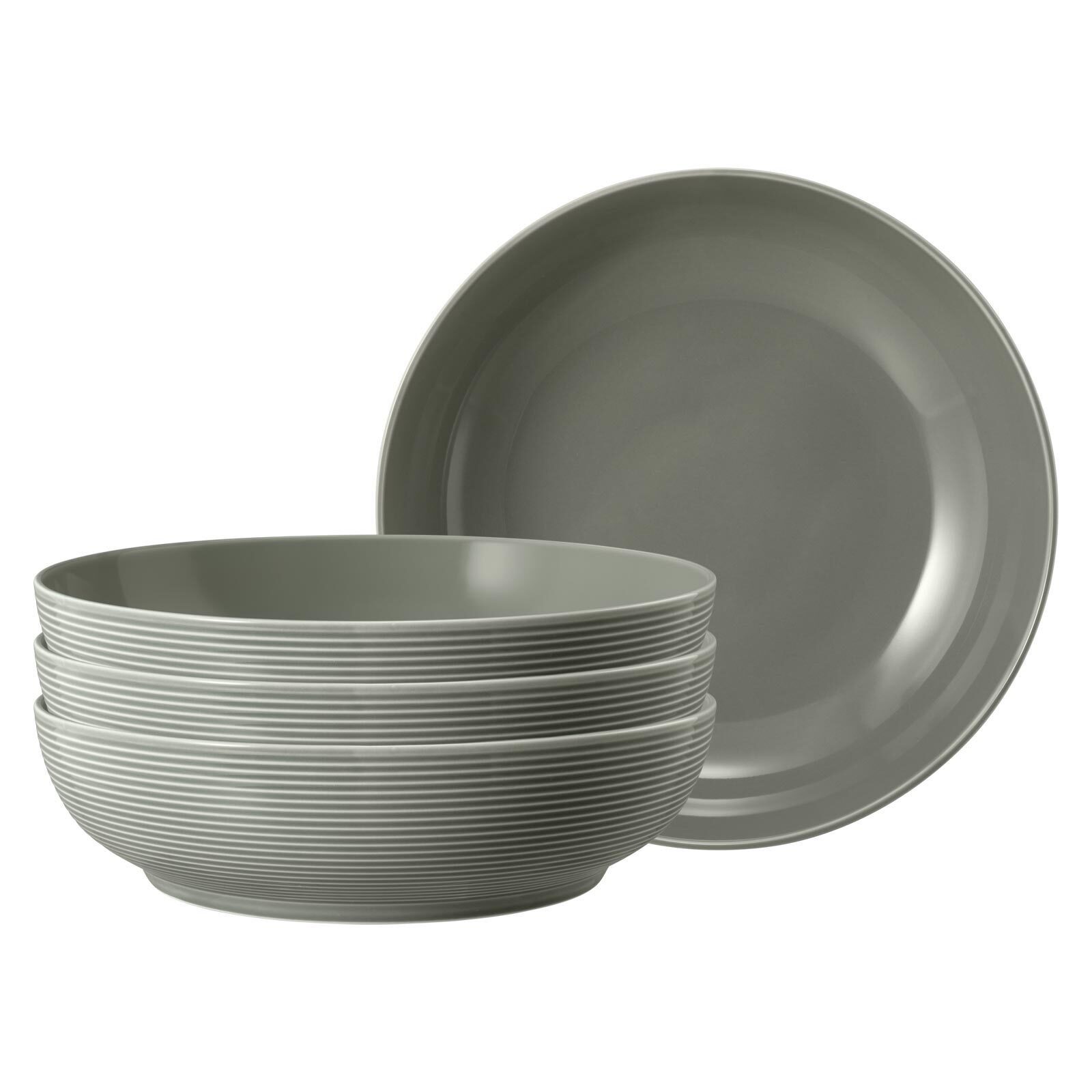 Seltmann Weiden Schale Beat Color Glaze Foodbowls ø 25,5 cm 4er Set, Porzellan, (4x Schale, 4-tlg)