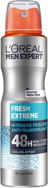 L'ORÉAL PARIS MEN EXPERT Deo-Spray Deo Spray Fresh Extreme, Packung, 6-tlg.