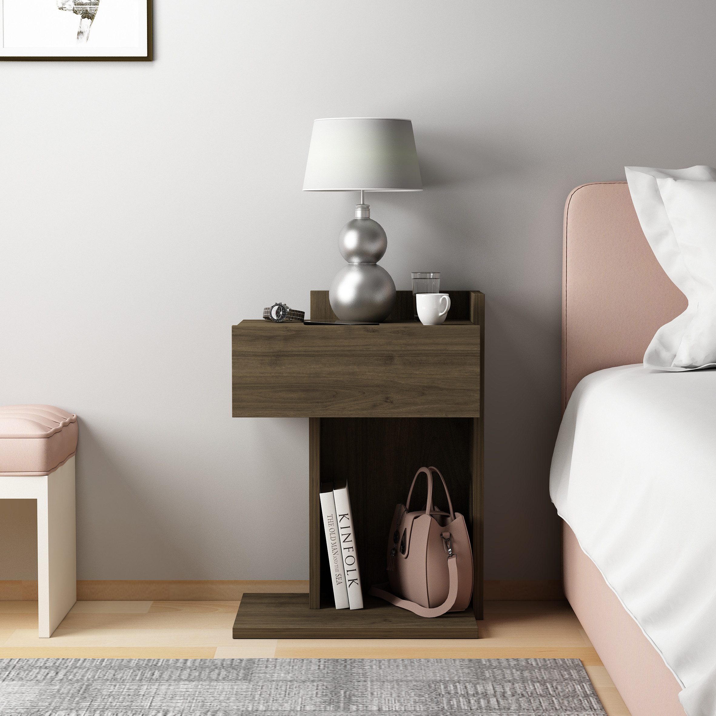 DEMA Home Nachttisch Herakles, Nightstand aus günstig online kaufen