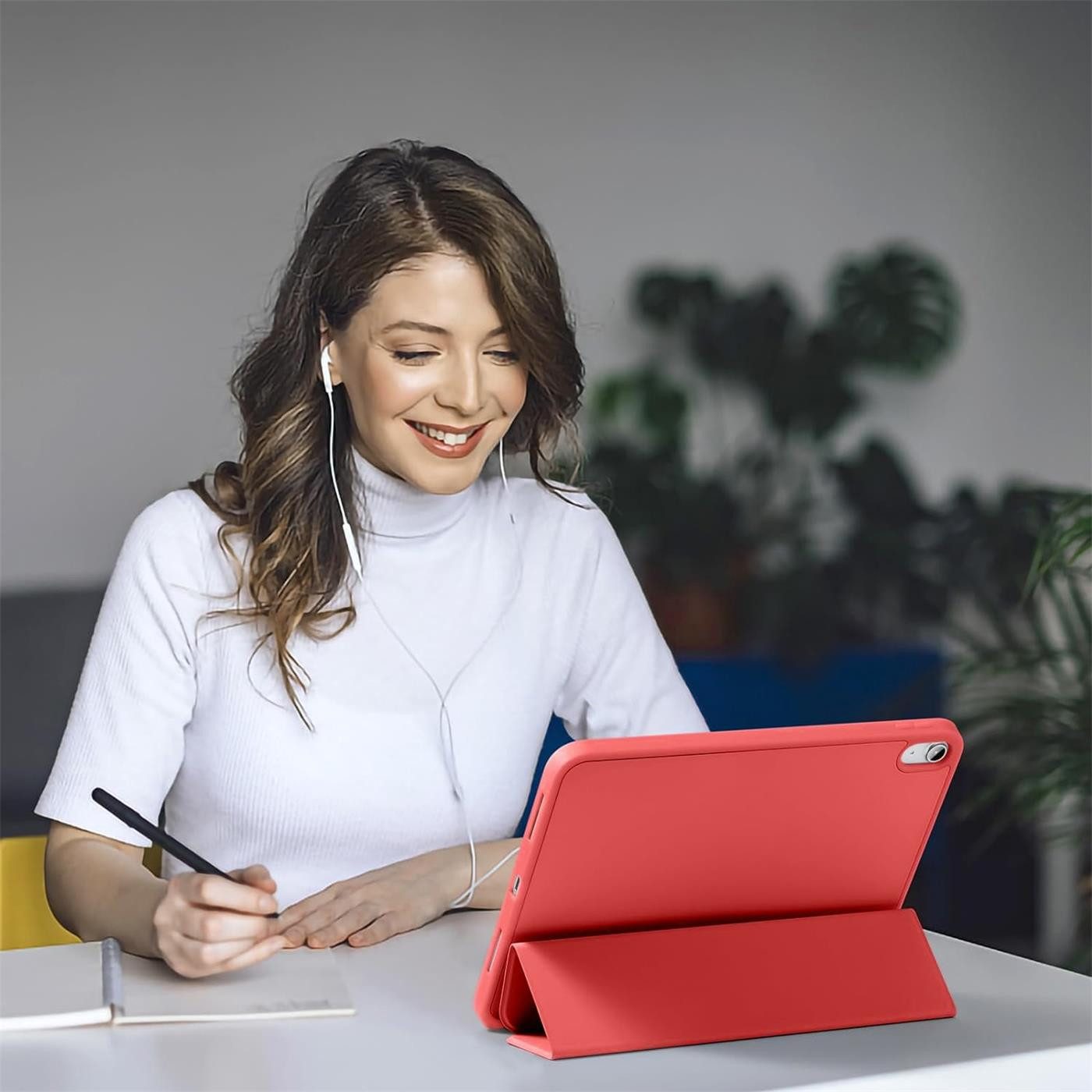 CoolGadget Tablet-Hülle Smart Cover für Apple iPad 10.2 2019, Schutz Tasche aufstellbar mit Stift Halter für iPad 10.2 2019