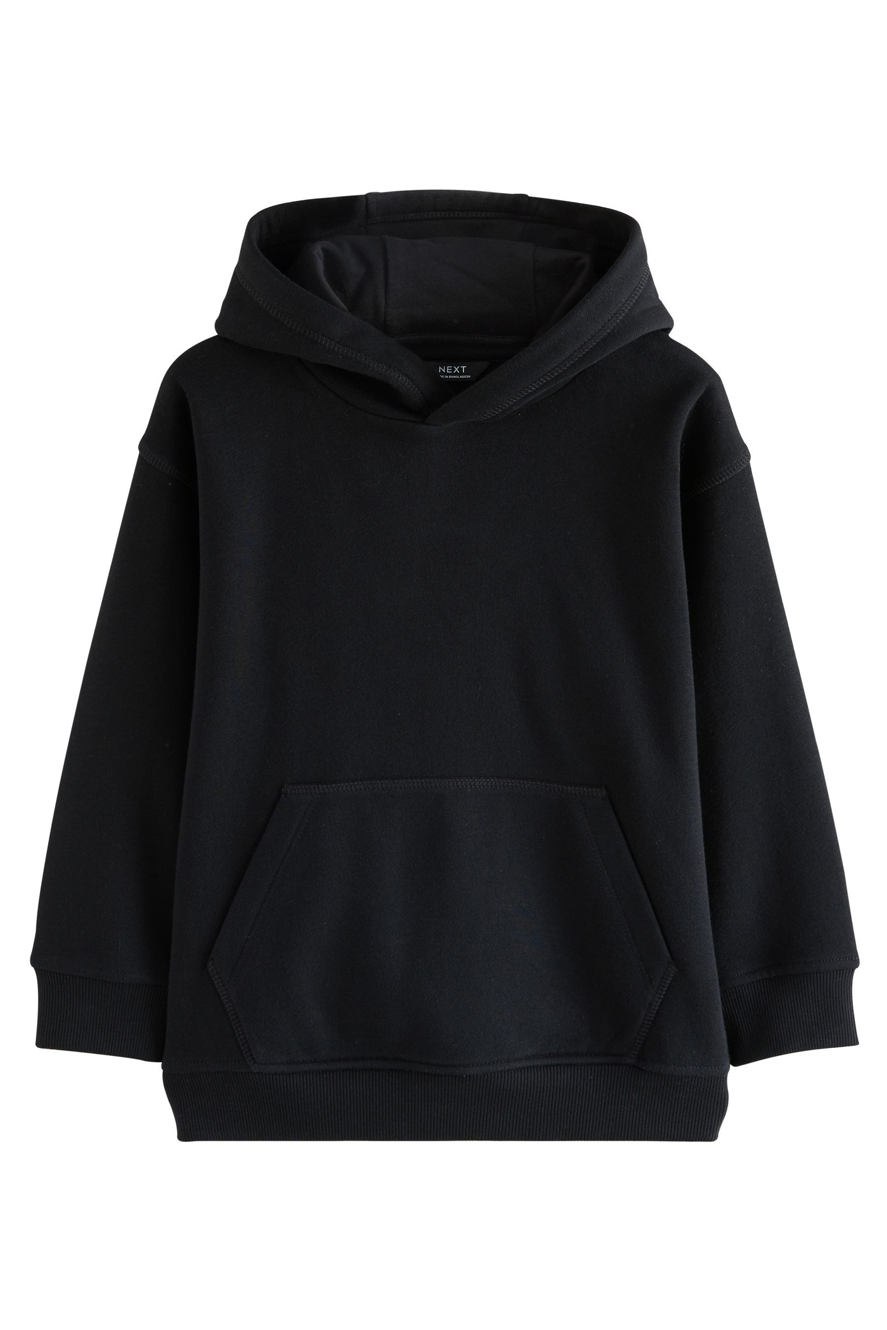 Kapuzenpullover Einfarbiges Jersey-Hoodie