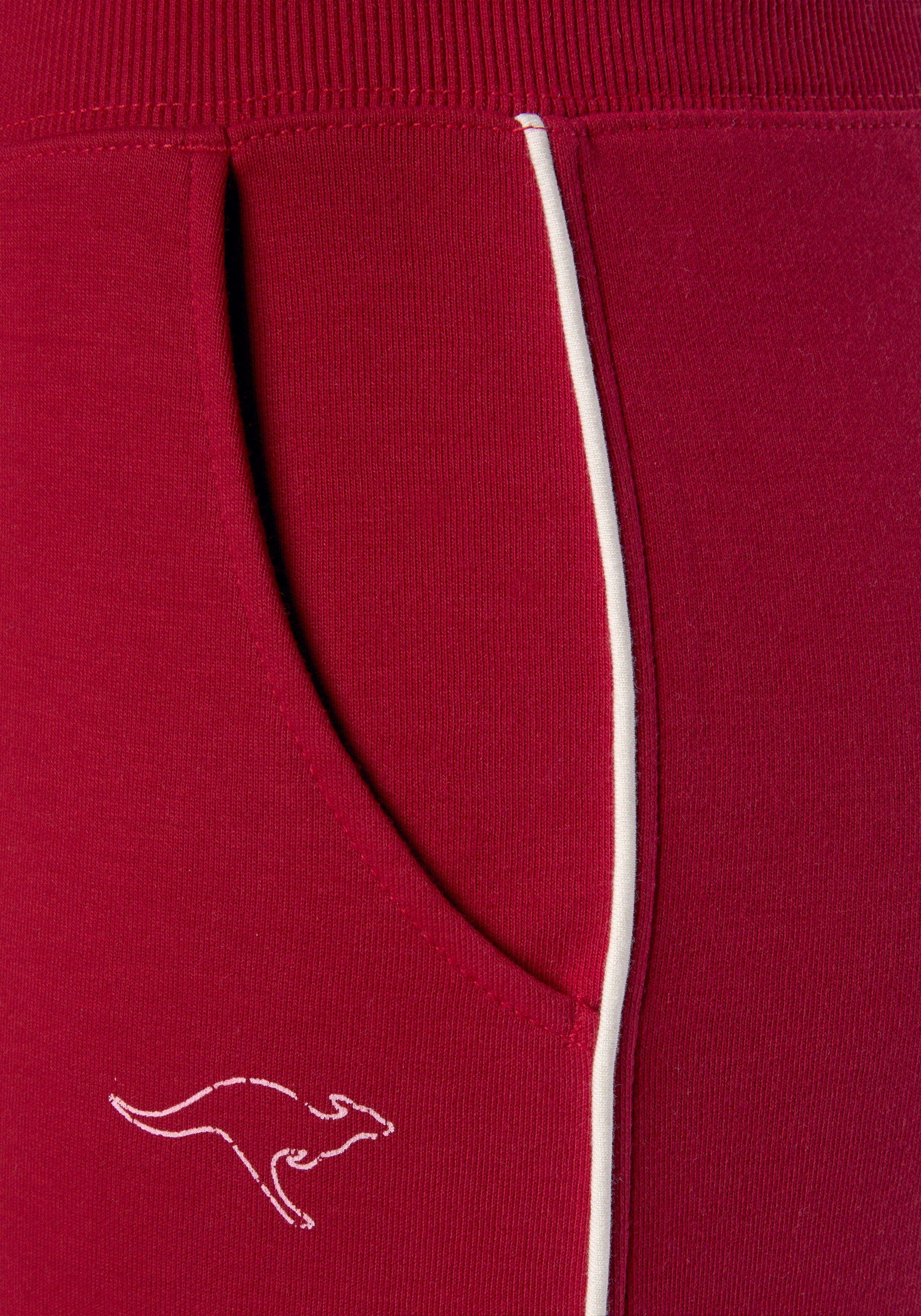 KangaROOS Relaxhose mit kontrastfarbenem Piping, Loungewear