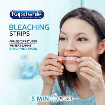 Rapid white Zahnbleaching-Kit Zahnaufhellung Express Bleaching Strips Zahnweiß weiße Zähne 2er Set