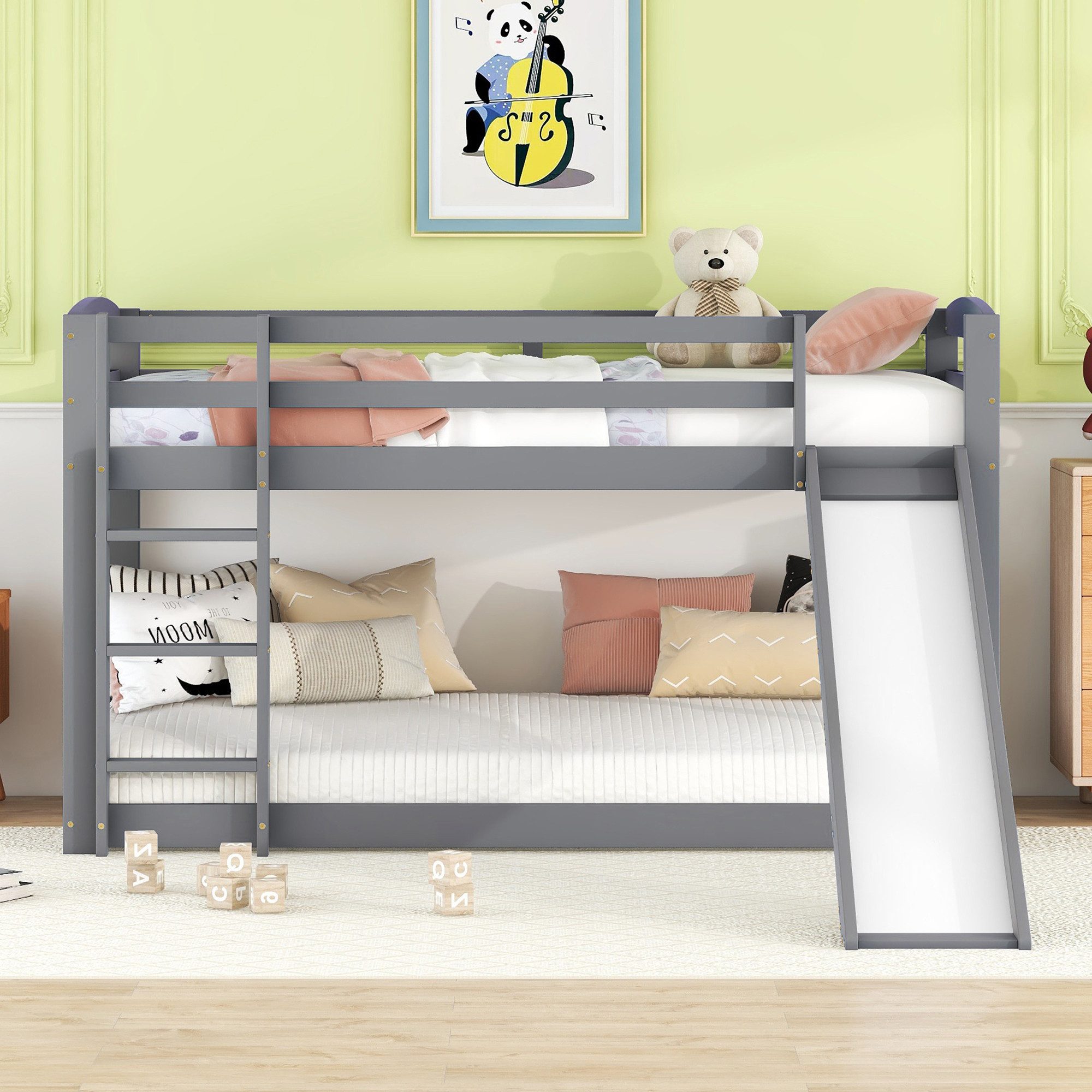 Flieks Etagenbett, Kinderbett mit Rutsche & günstig online kaufen