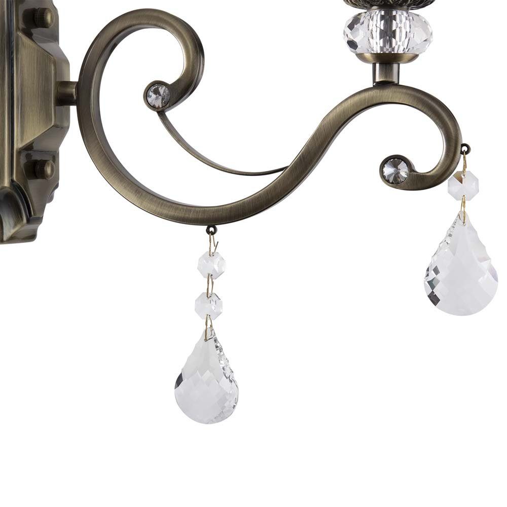 Maytoni Wandleuchte, Leuchtmittel nicht inklusive, Wandlampe Wandleuchte Flurleuchte Wohnzimmerlampe Metall messing