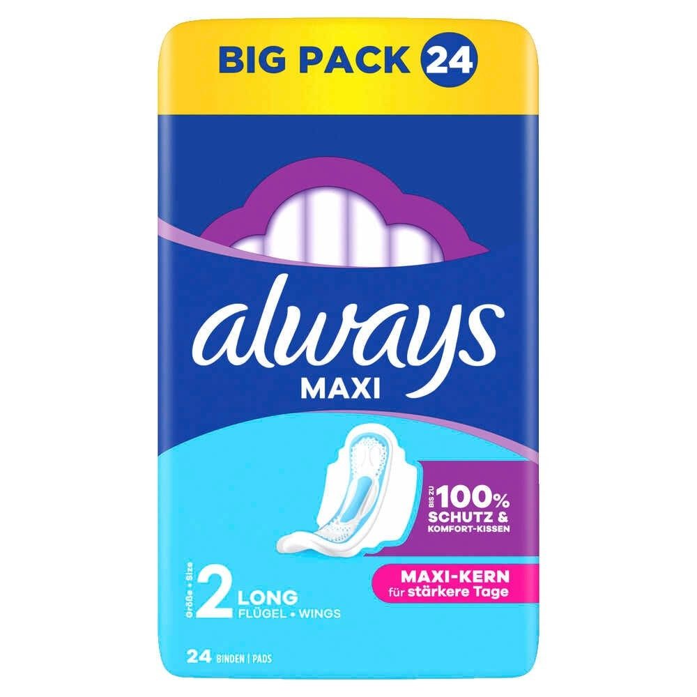 always Binden always Binden Maxi Long mit Flügeln