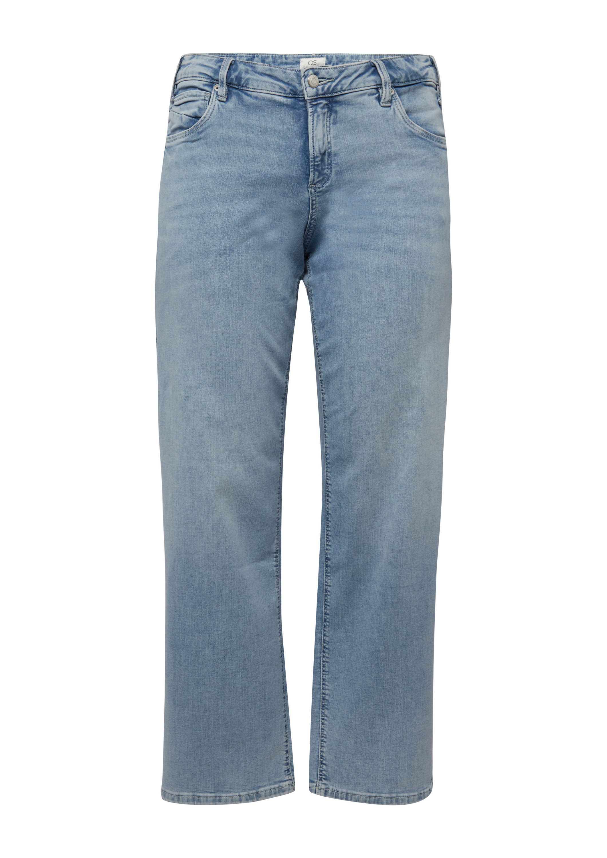 QS Weite Jeans Jeans-Hose Jeans / Slim Fit / Mid Rise / Wide Leg günstig online kaufen