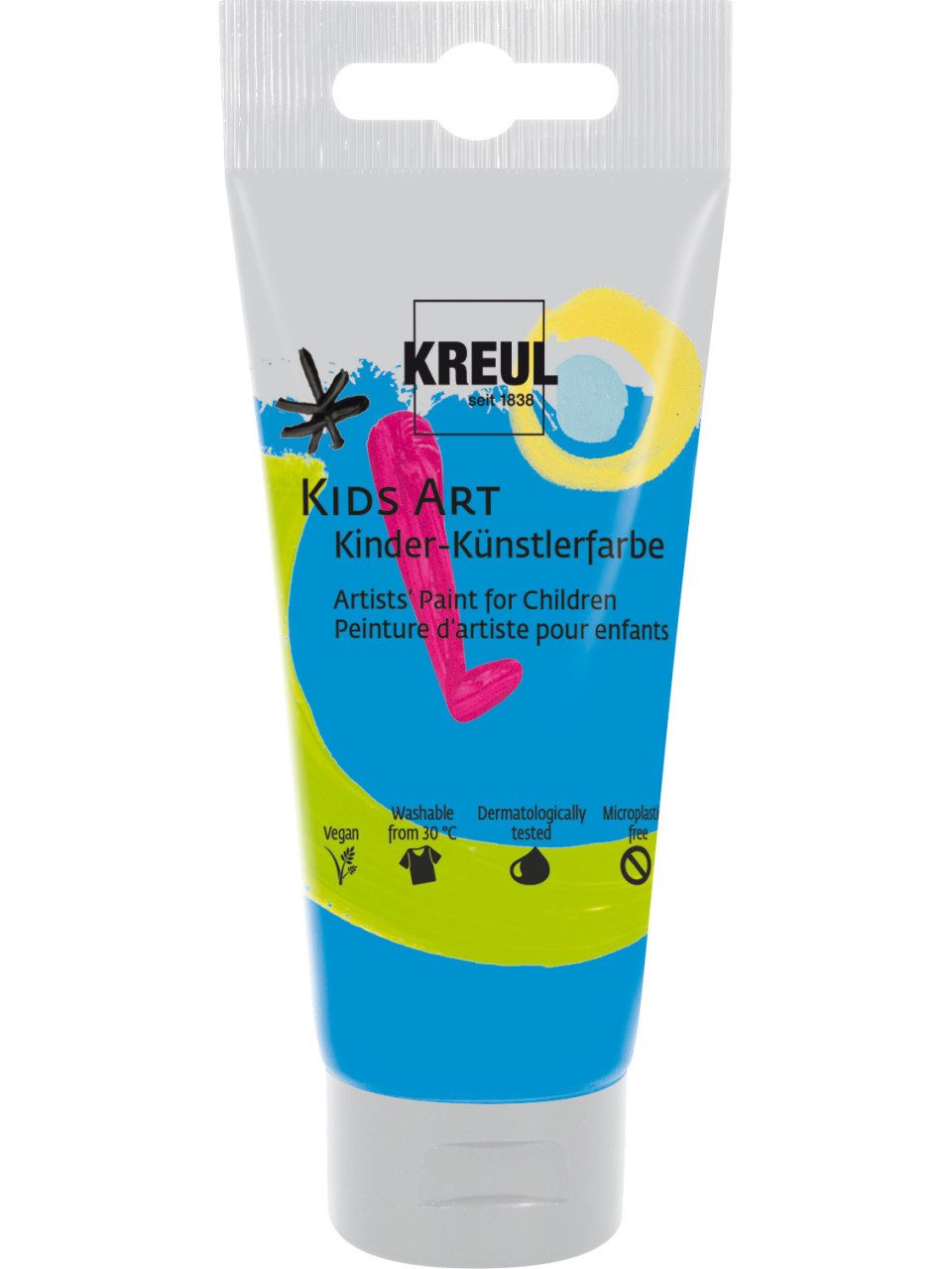 Kreul Kinderfarbe Kreul Kids Art Kinder-Künstlerfarbe primärblau