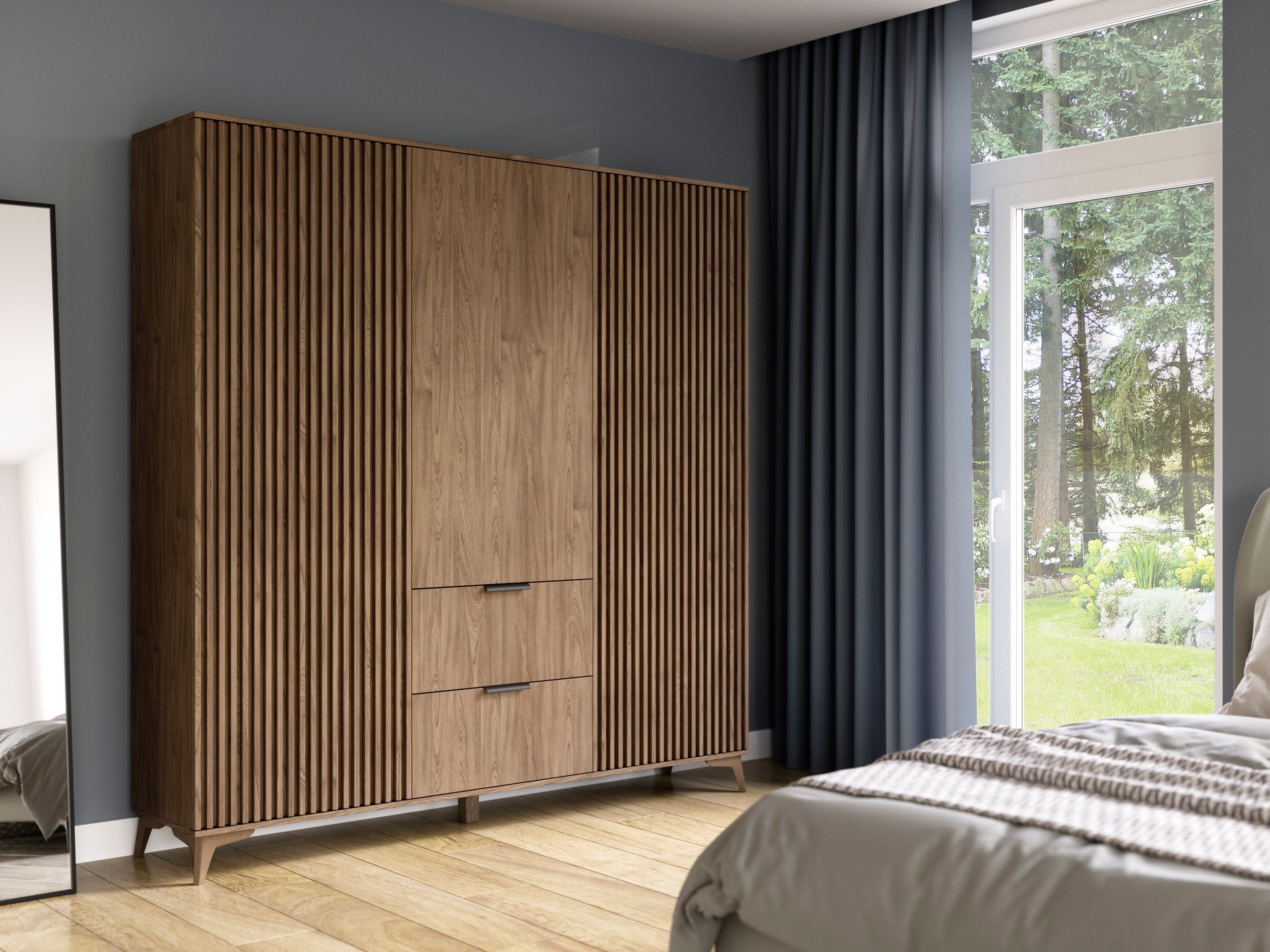 MOEBLO Kleiderschrank Entia (Kleiderschrank 2-türig Schrank günstig online kaufen