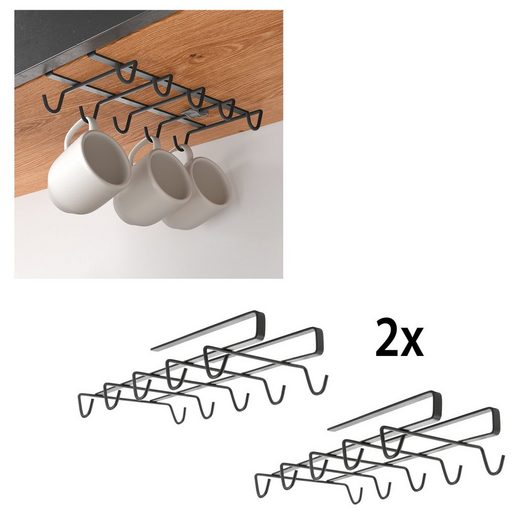 Metaltex Einhängekorb (2 Stück), für 10 Tassem