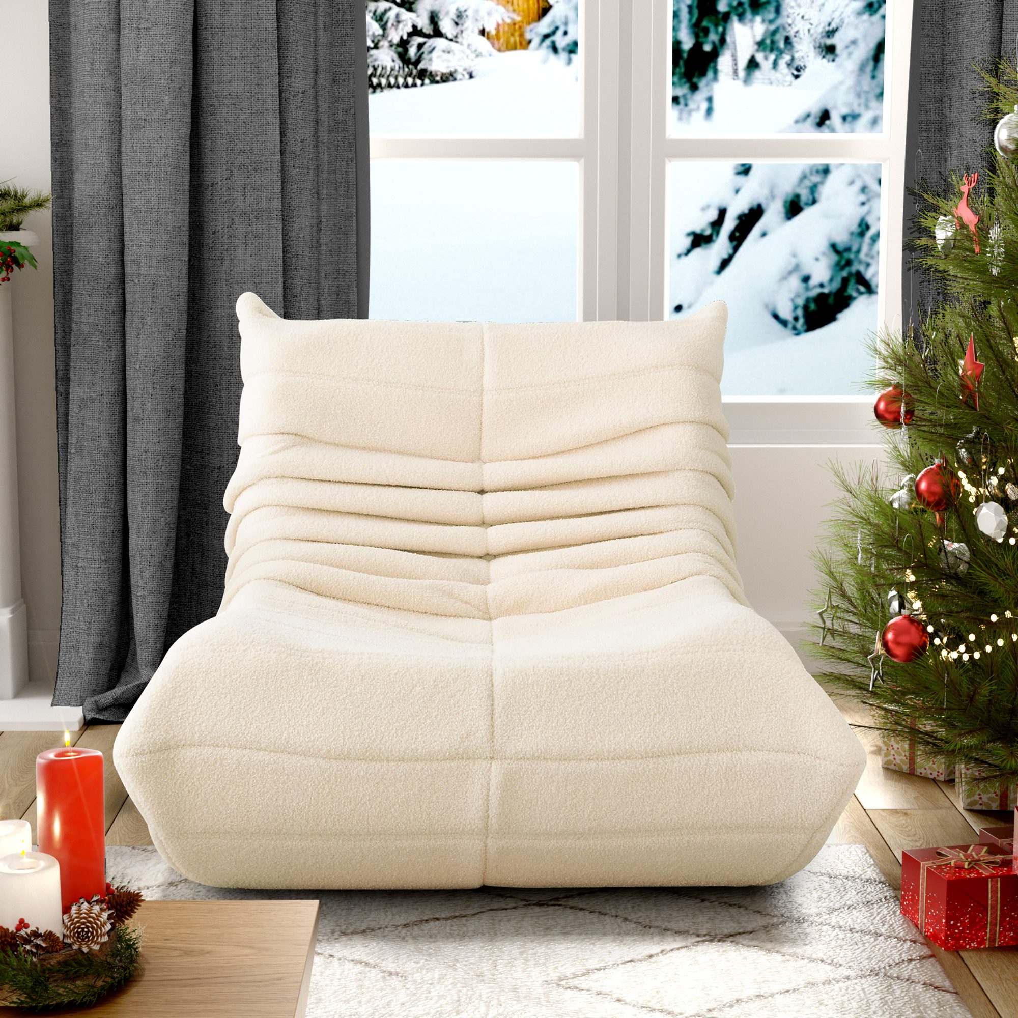 STILVORA Sitzsack Relaxsessel Indoor-Lazy Sofa Einzelsofa mit Hochelastisch günstig online kaufen
