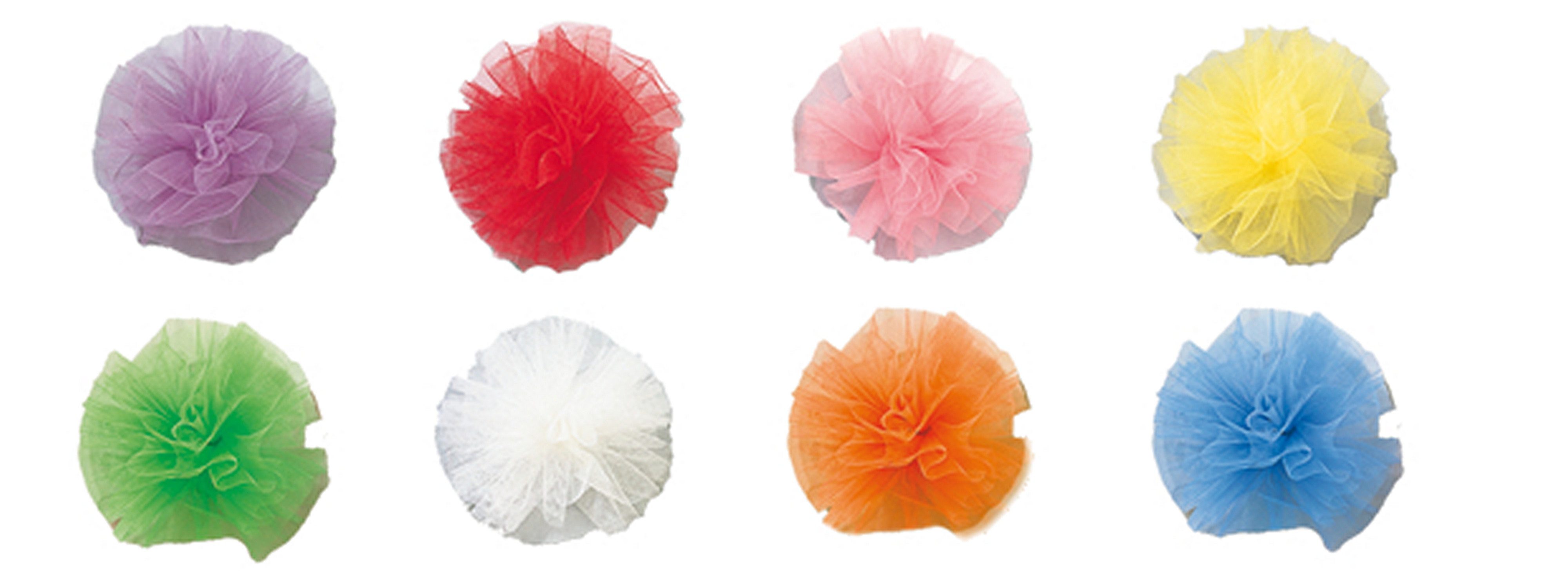 Verpackungsmittel GmbH Markneukirchen Schultüte Rosette aus Tüll / ideal für Schultüten / Farbe: lila