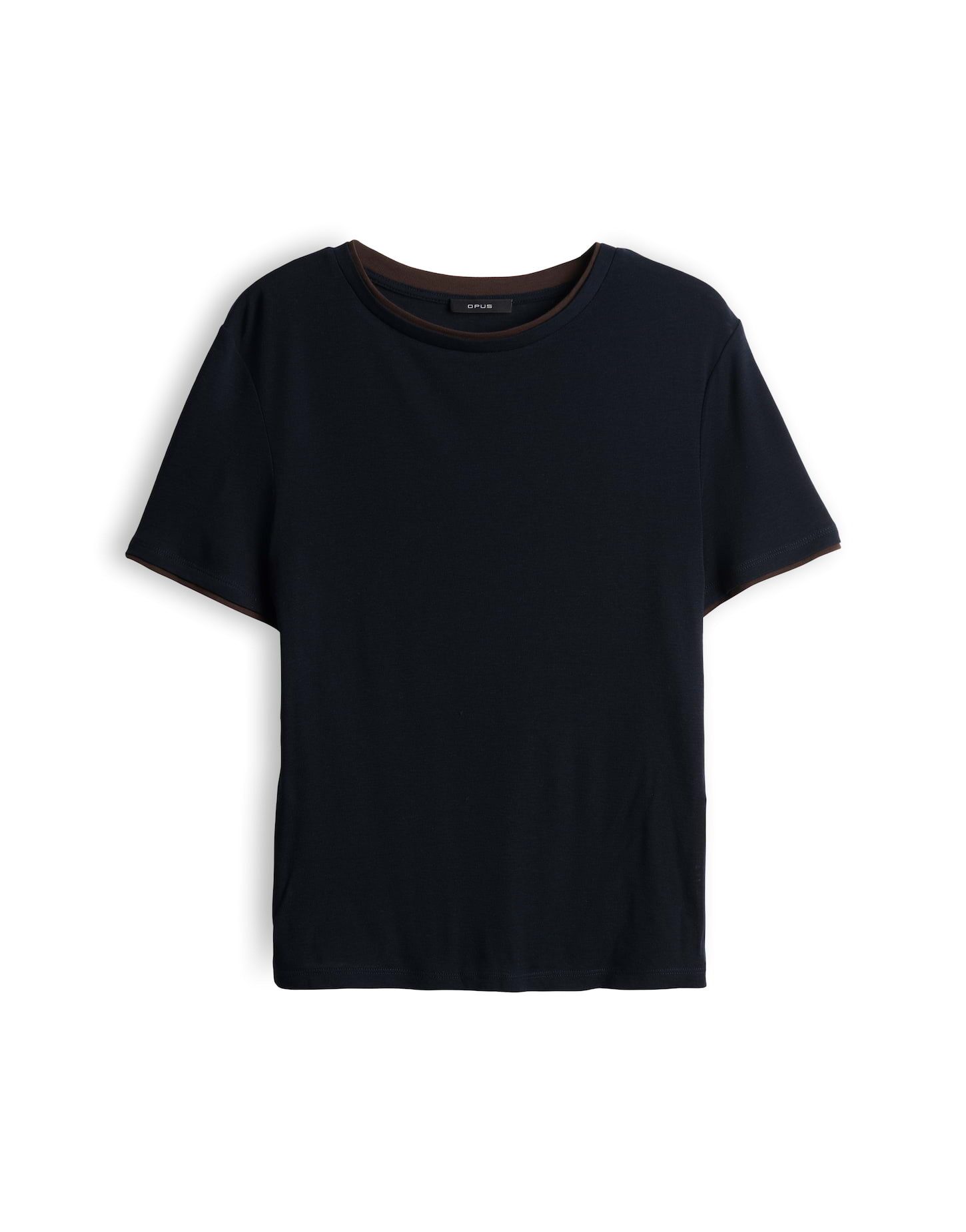 OPUS T-Shirt mit kontrastfarbener Paspel Leichte Qualität mit modernem Akzent