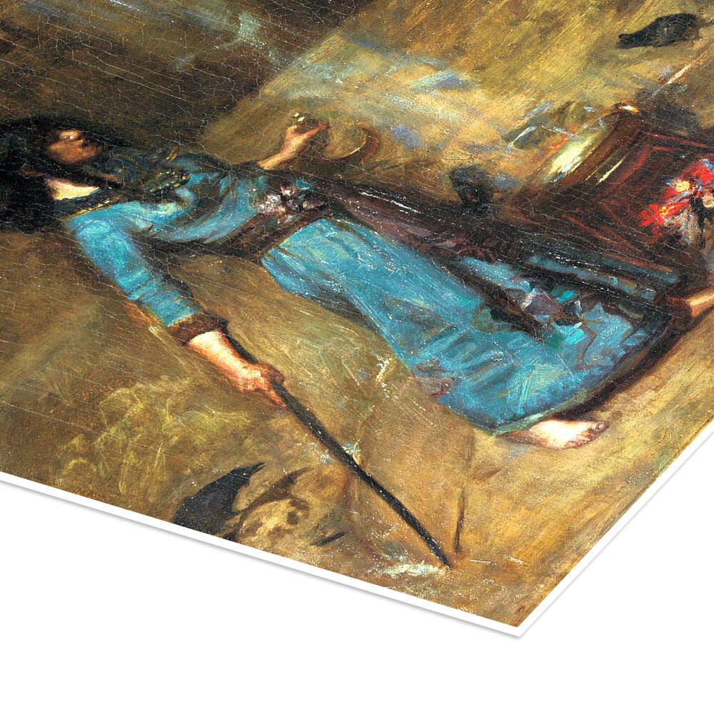 Posterlounge Wandbild Der magische Zirkel, John William Waterhouse, erhältlich als Poster, Leinwandbild, Wandsticker oder Acrylglasbild – Bild 3 von 5