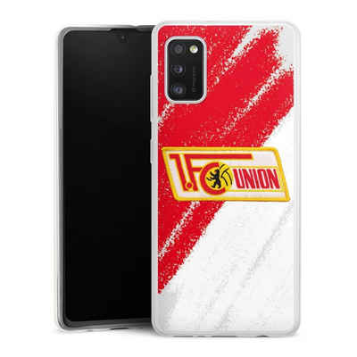 DeinDesign Handyhülle Offizielles Lizenzprodukt 1. FC Union Berlin Logo, Samsung Galaxy A41 Slim Case Silikon Hülle Ultra Dünn Schutzhülle
