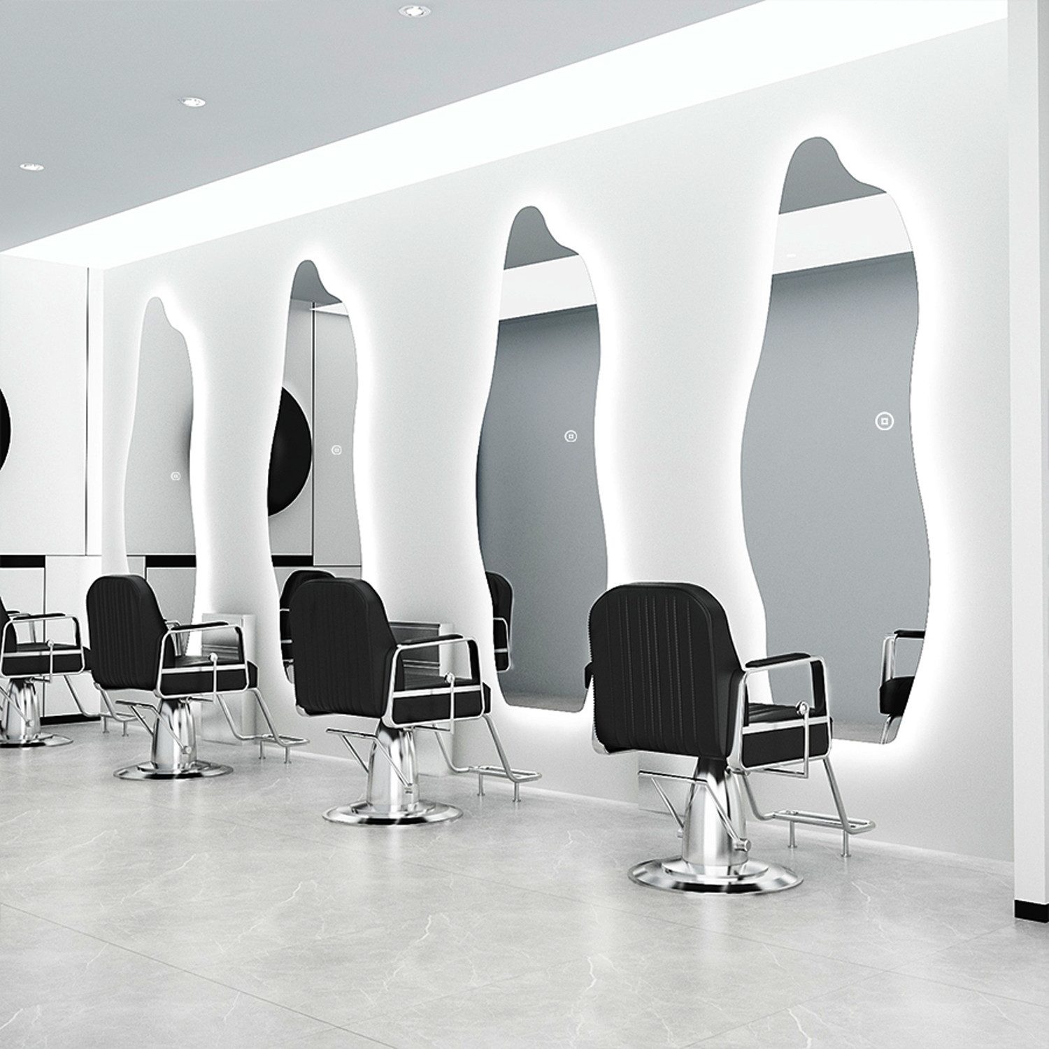 WDWRITTI Spiegel Friseurspiegel groß für Friseurladen Friseurspiegel Hotel günstig online kaufen