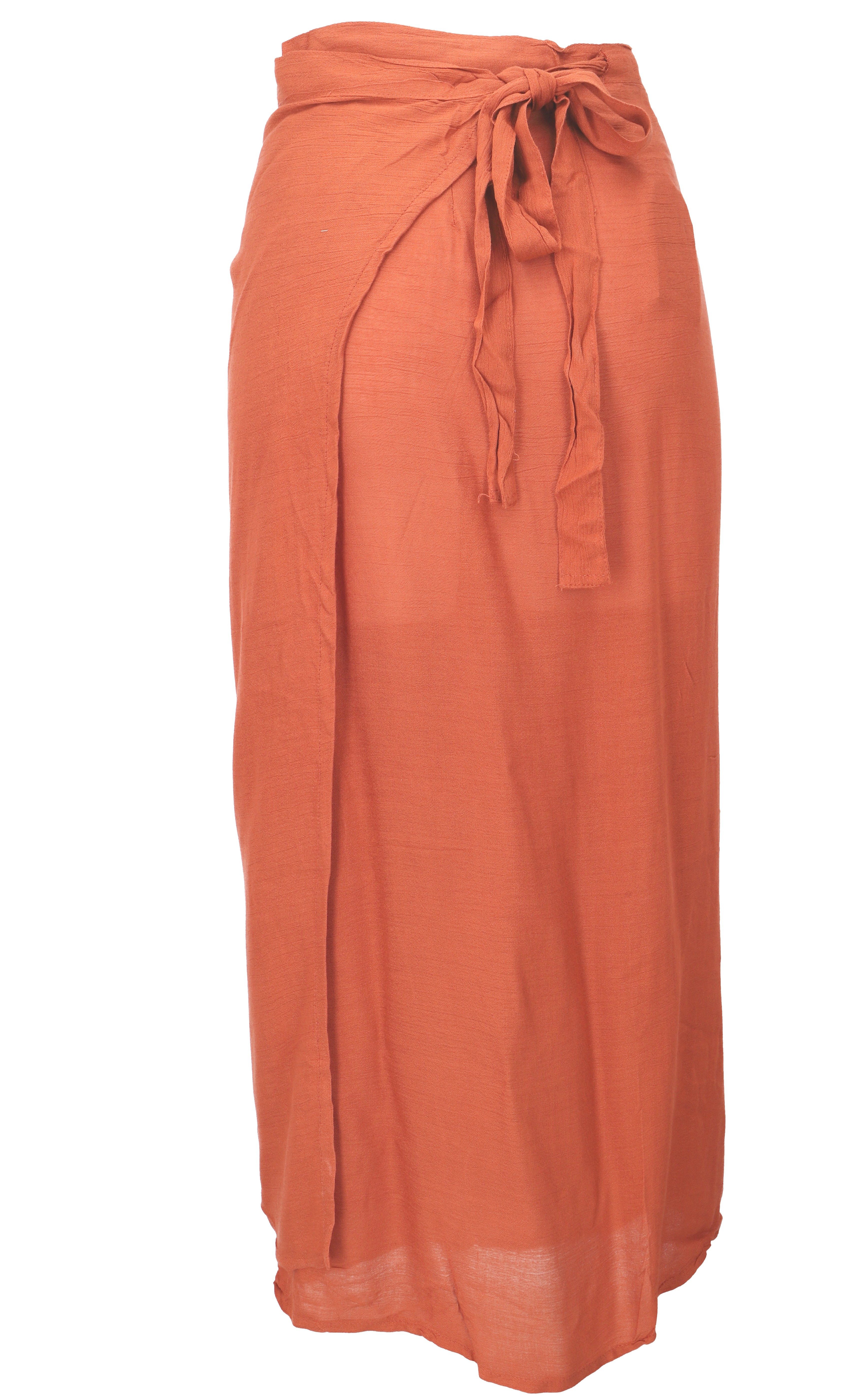 Guru-Shop Minirock Langer Wickelrock, Strandrock, Sommerrock -.. – Bild 5 von 5