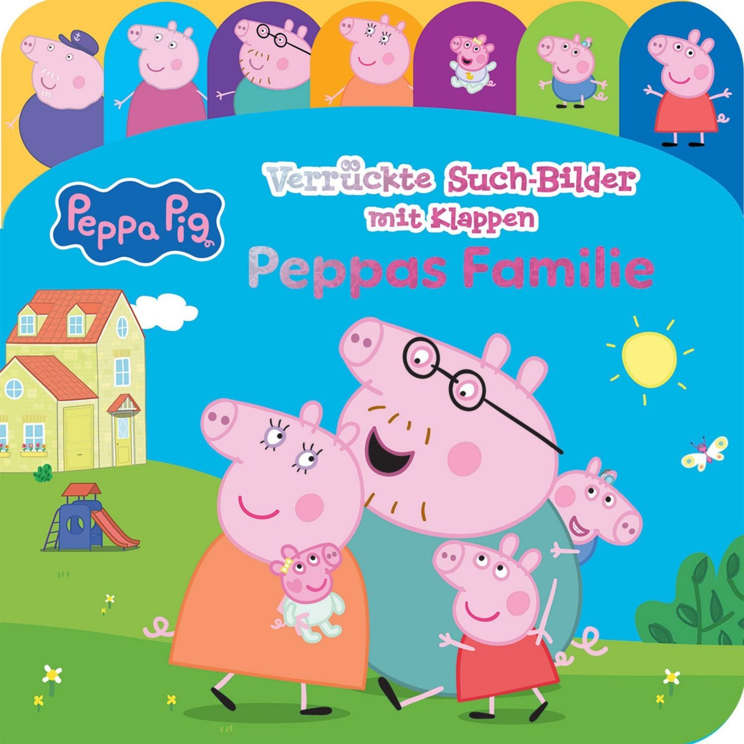 Peppa Pig - Verrückte Such-Bilder mit Klappen - Peppas Familie - Pappb / diverse