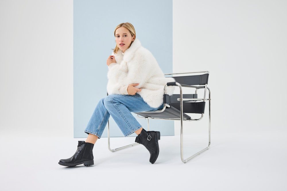 Rieker Stiefelette Boots, Blockabsatz, mit Innenreißverschluss
