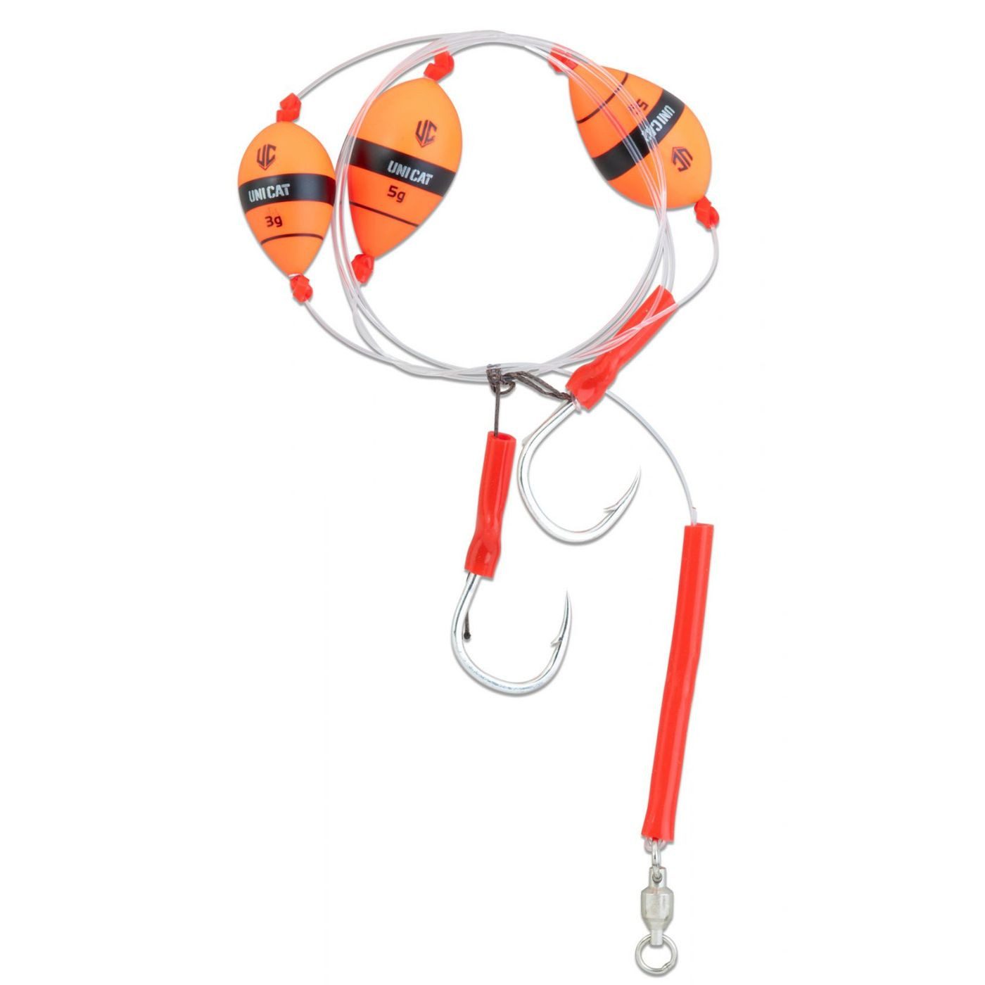 Vorfachschnur UNI CAT Weightless Bait Gripper Rig - Wallervorfach