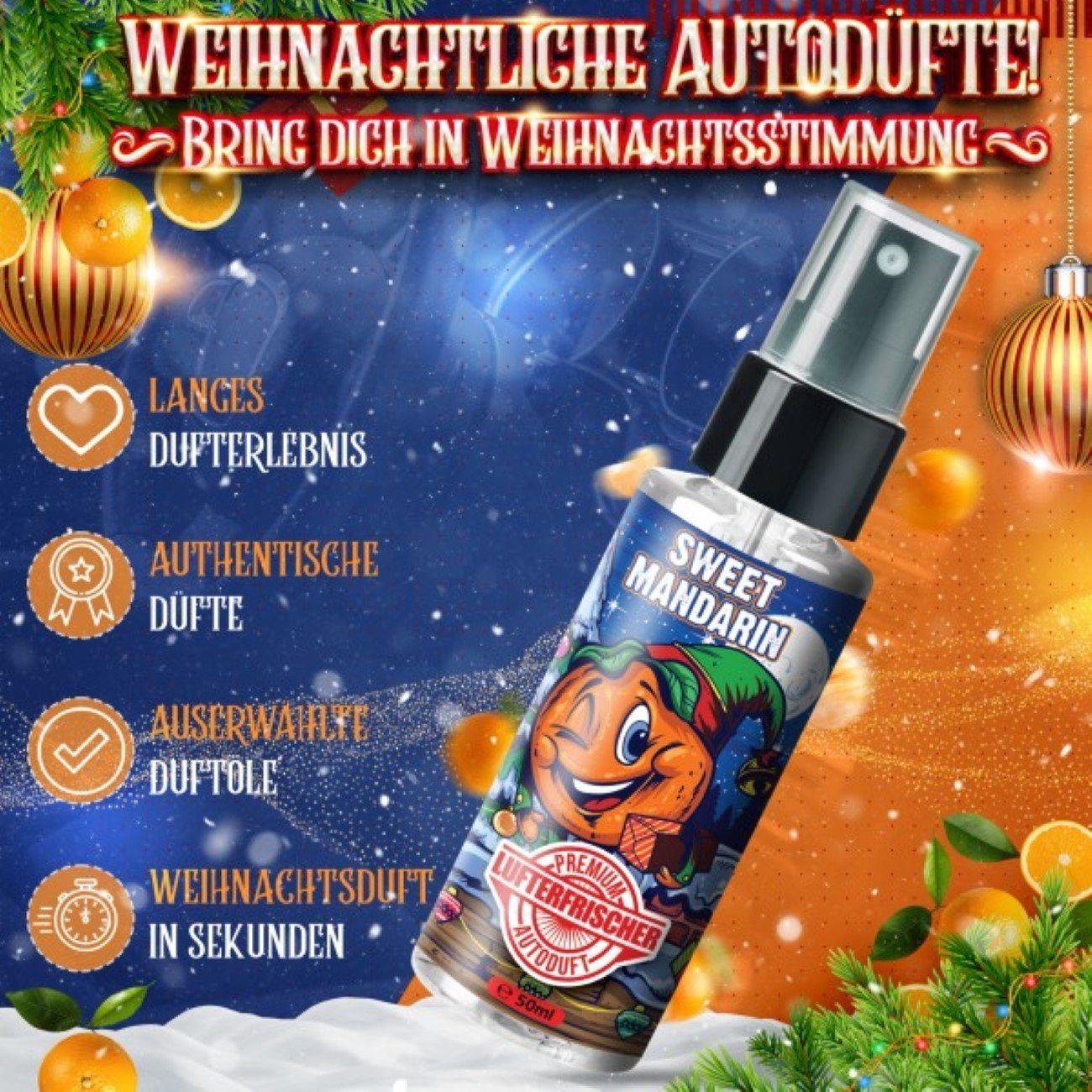 ShinyChiefs Duftöl Flavour Bomb Autoduft Lederduft Lufterfrischer Innenraum  50ml (1-St)