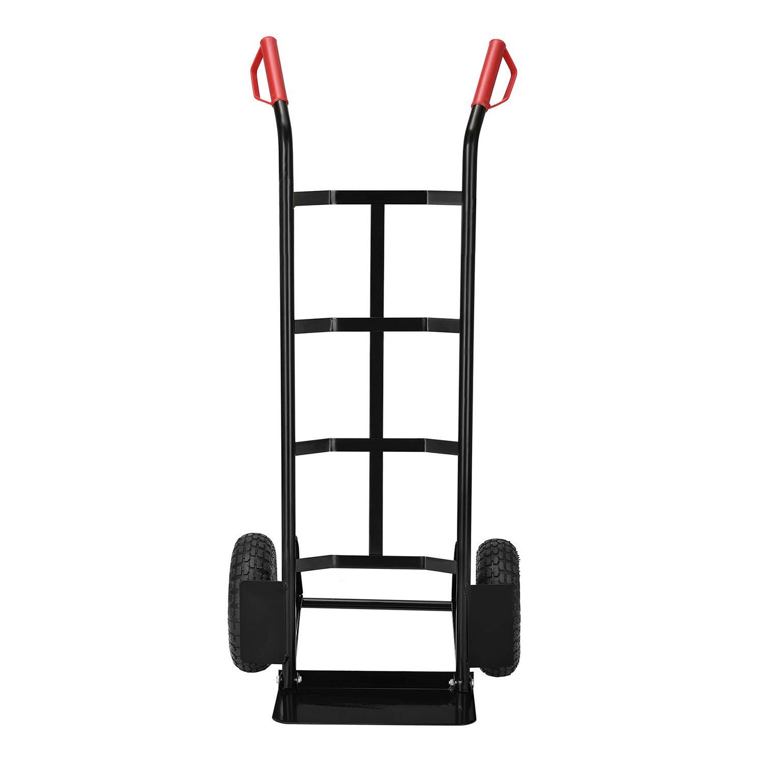 Tectake® Sackkarre Klappbar Ladeschaufel, Sackrodel Mit Stahlrahmen, Mit Luftreifen, Belastbar