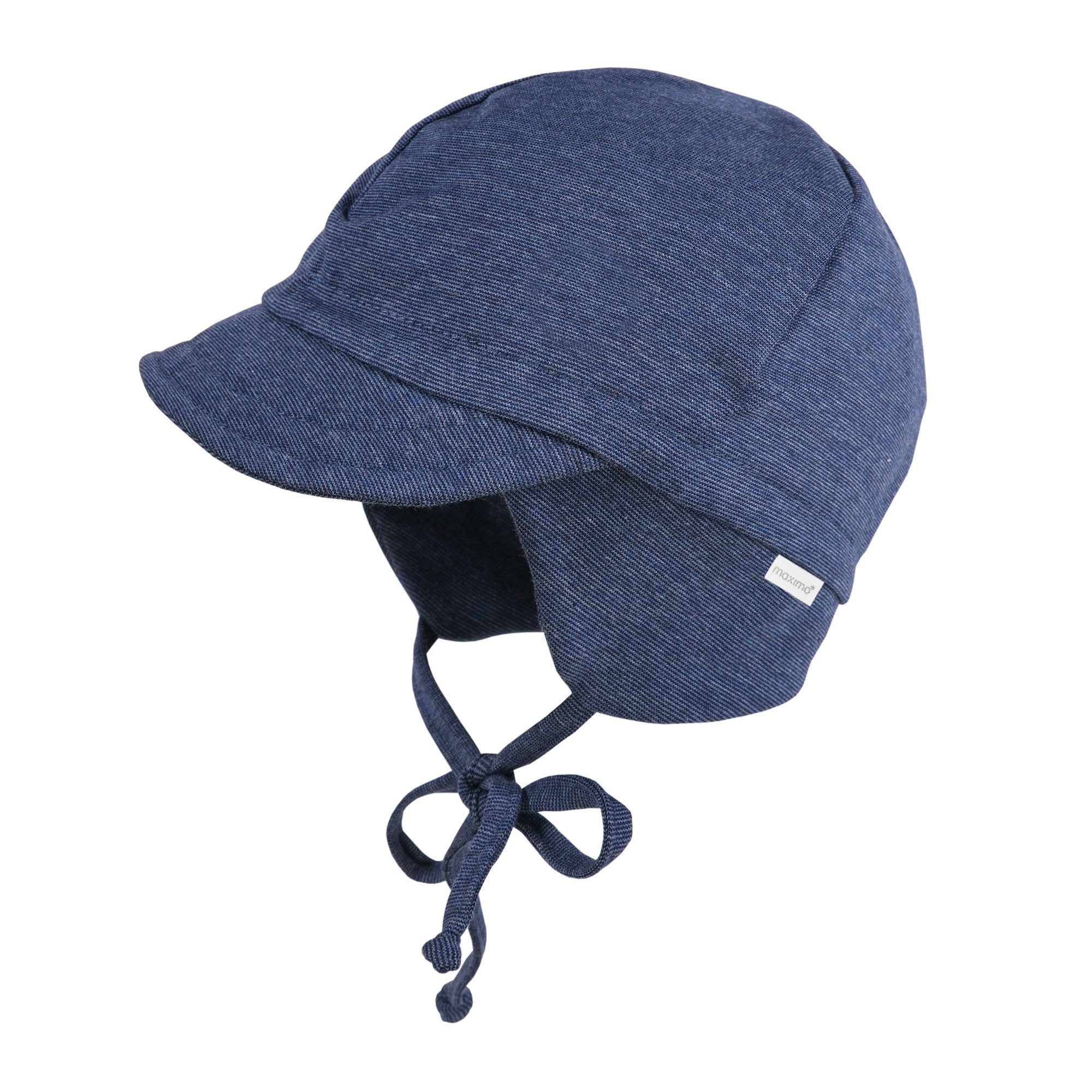 MAXIMO Jerseymütze GOTS MINI BOY-Schildmütze, Bund, Microringel, Band, Jersey, UV 50 (1-St) Baumwolljersey