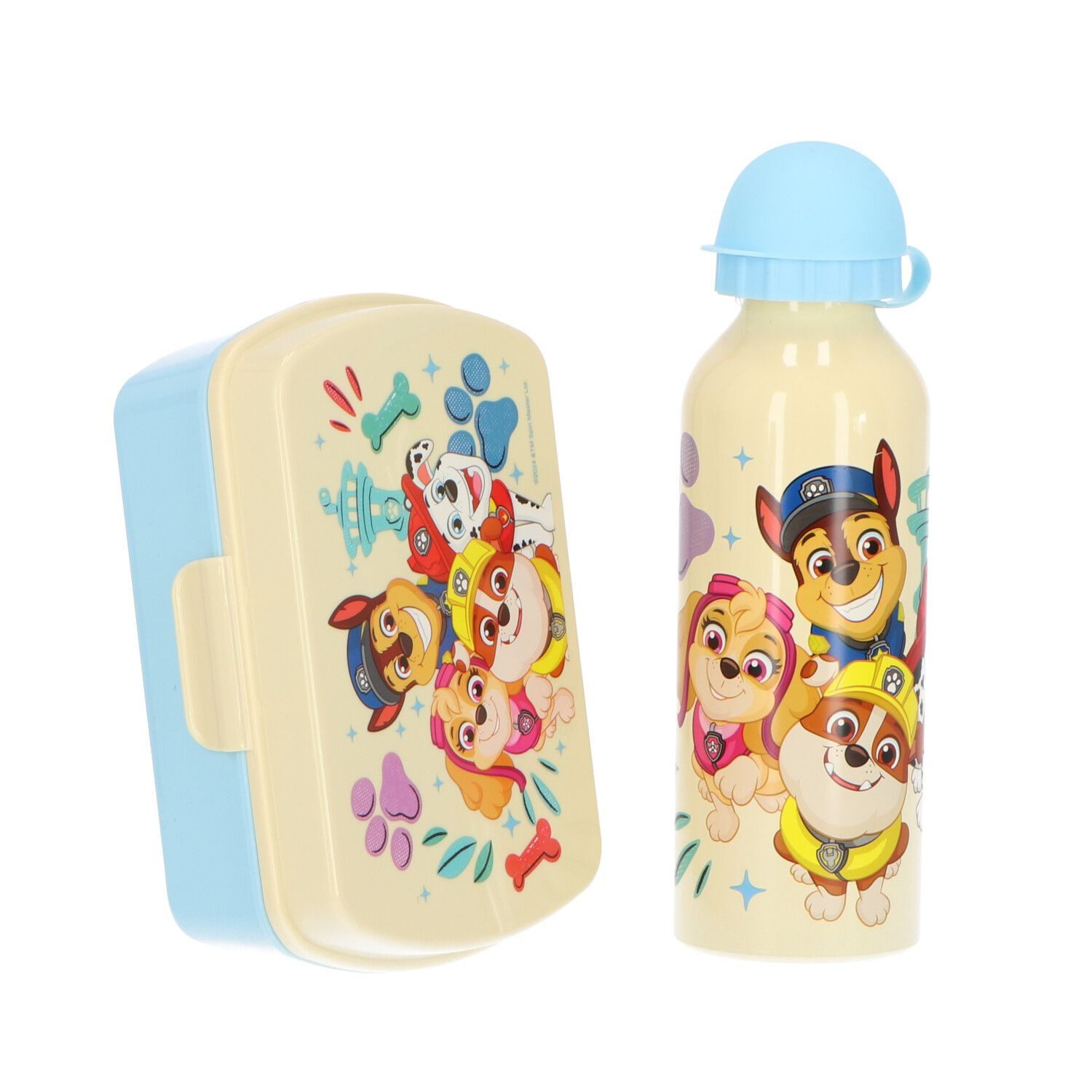 PAW PATROL Lunchbox Lunchpaket – Praktisches Set mit Lunchbox und Trinkflasche für Kinder