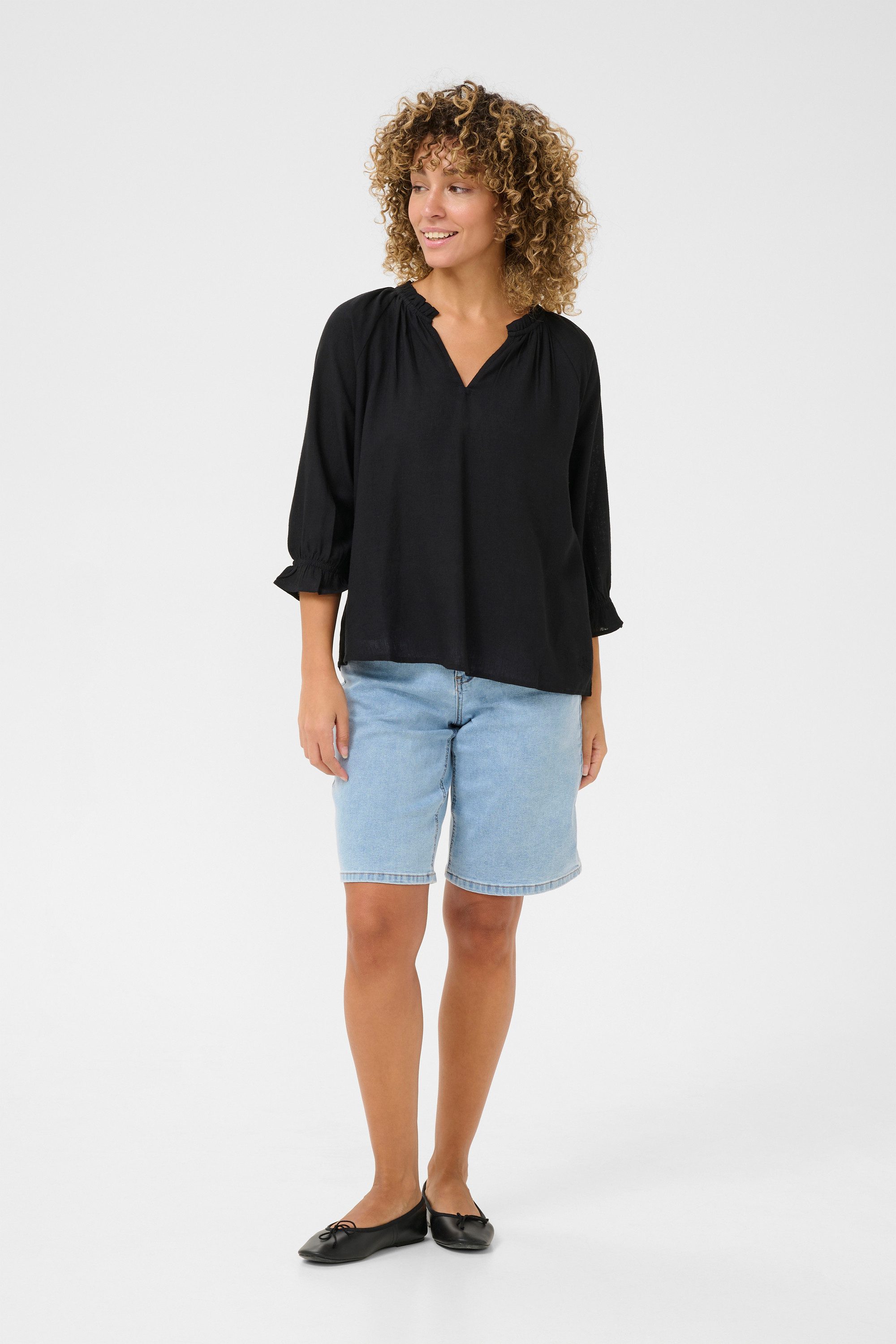 Langarmbluse Langarm-Bluse CRVenta