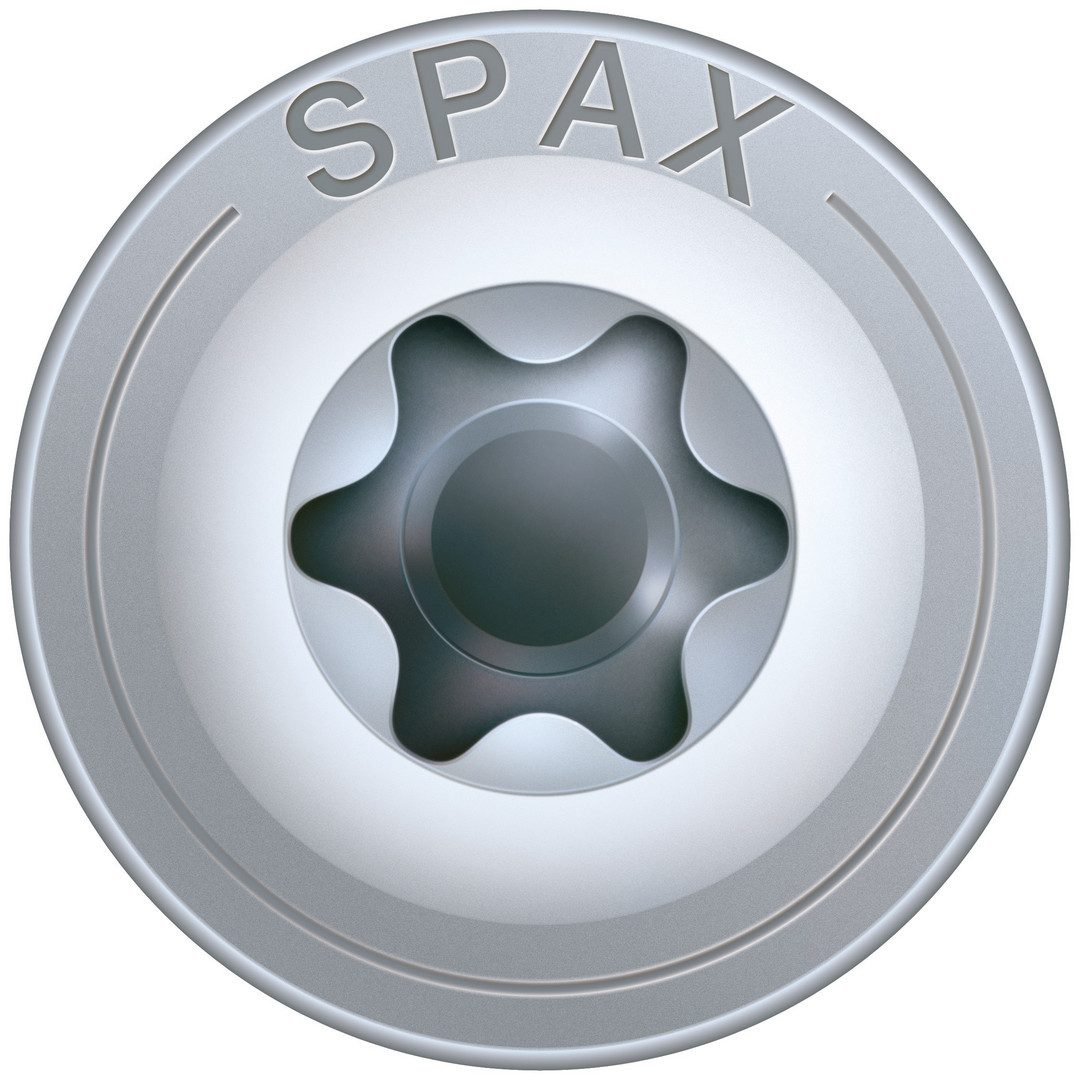 SPAX Holzbauschraube Tellerkopfschraube, Tellerkopf, WIROX, TORX TX 40, (50 St)