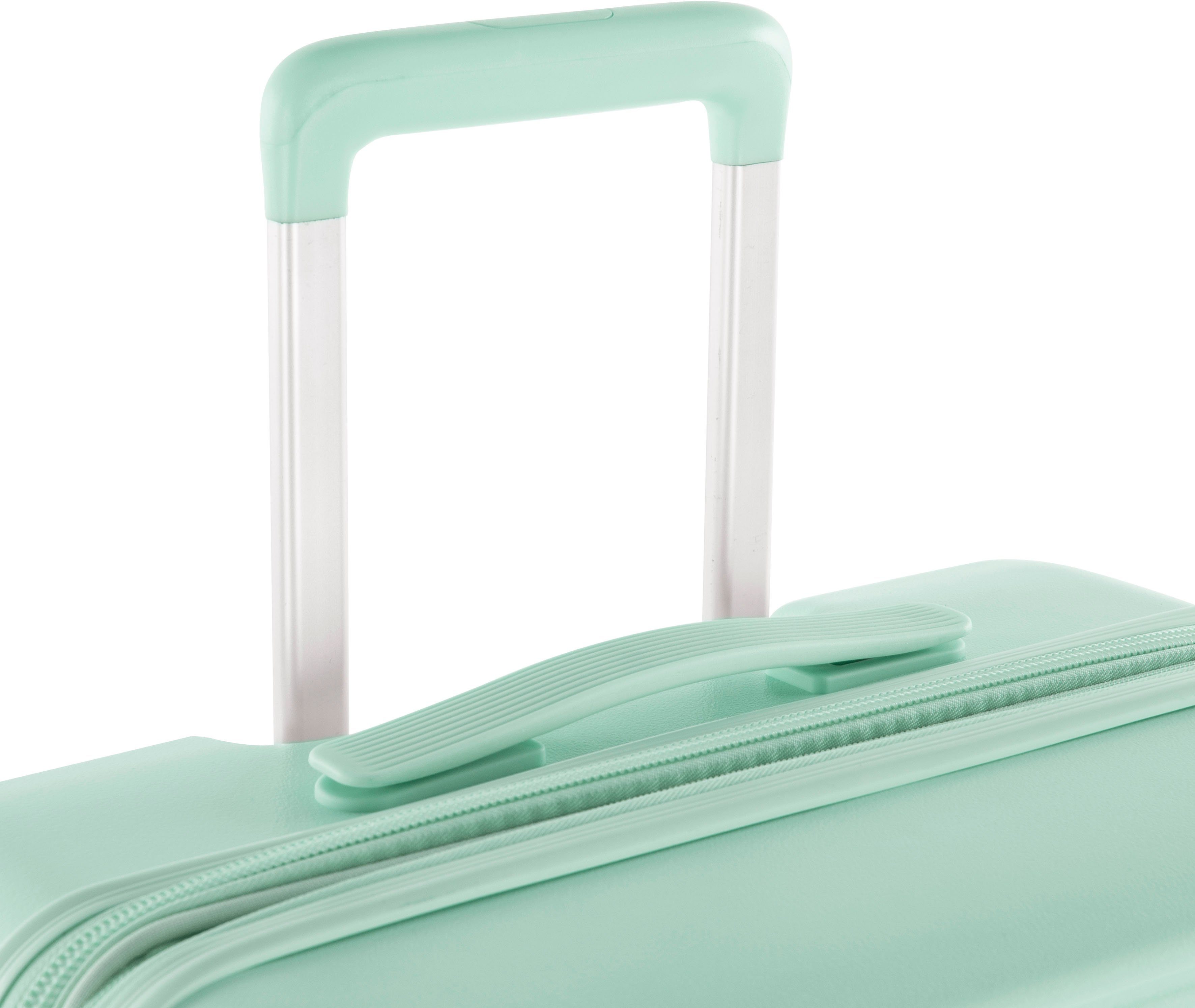 66 Heys mint Rollen 4 cm, Hartschalen-Trolley Pastel,