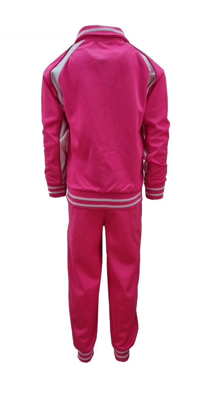 Pink MF30 Jogginghose Jogginganzug Trainingsanzug, Jogginghose), bestehend und Jacke mit Jacke Hessis Süßer aus (Set, Mädchen