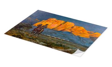 Posterlounge Wandfolie Maynard Dixon, Berg Juniper, Sierra Nevada, Malerei
