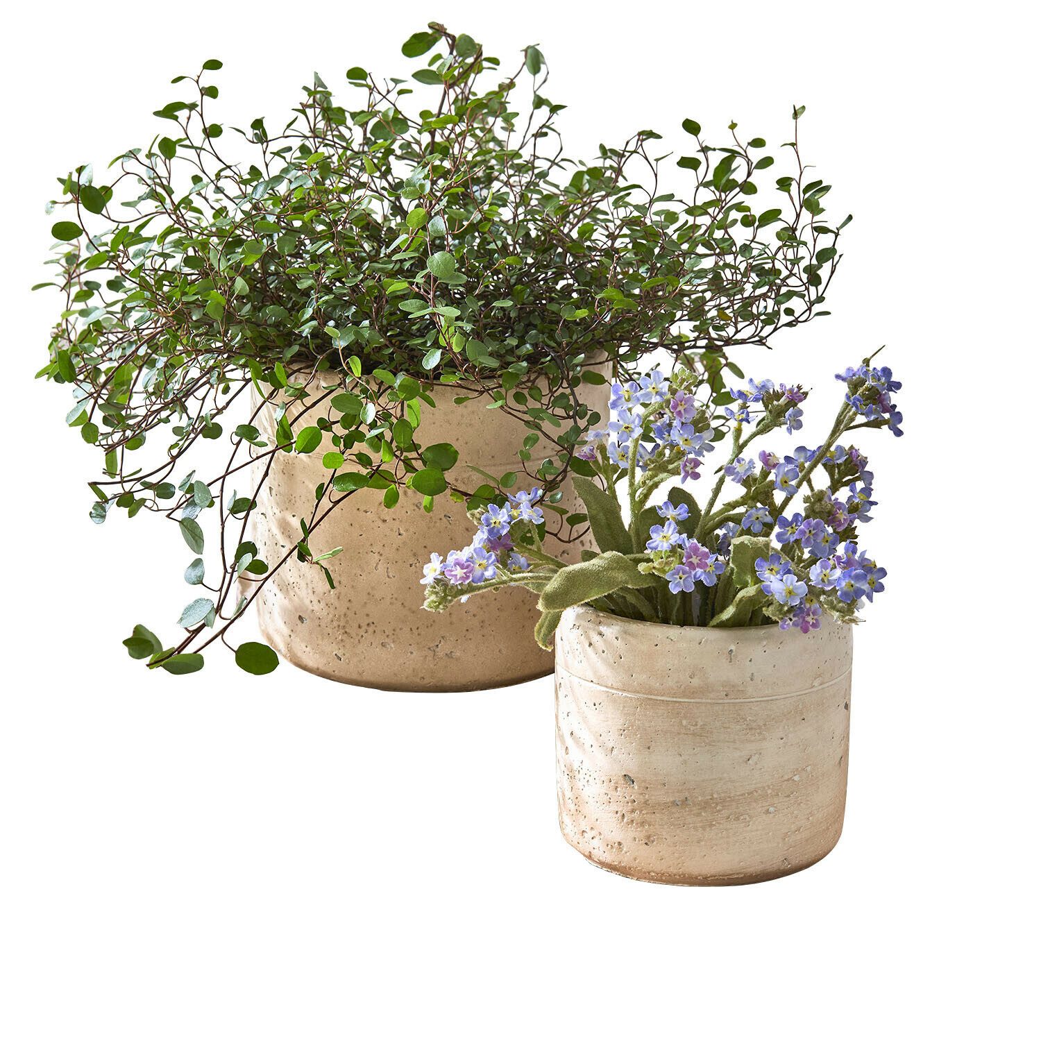 Mirabeau Übertopf Übertopf 2er Set Maybelles antikbeige