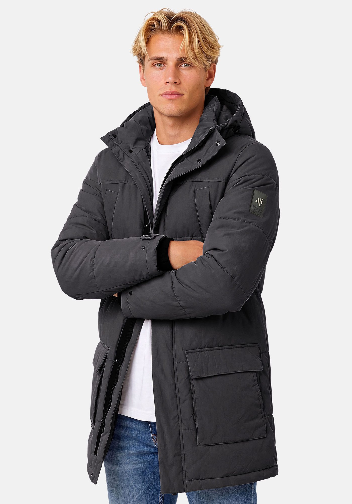Alessandro Salvarini Winterjacke ASArtiika innen mit warmem Teddyfell – Bild 3 von 5