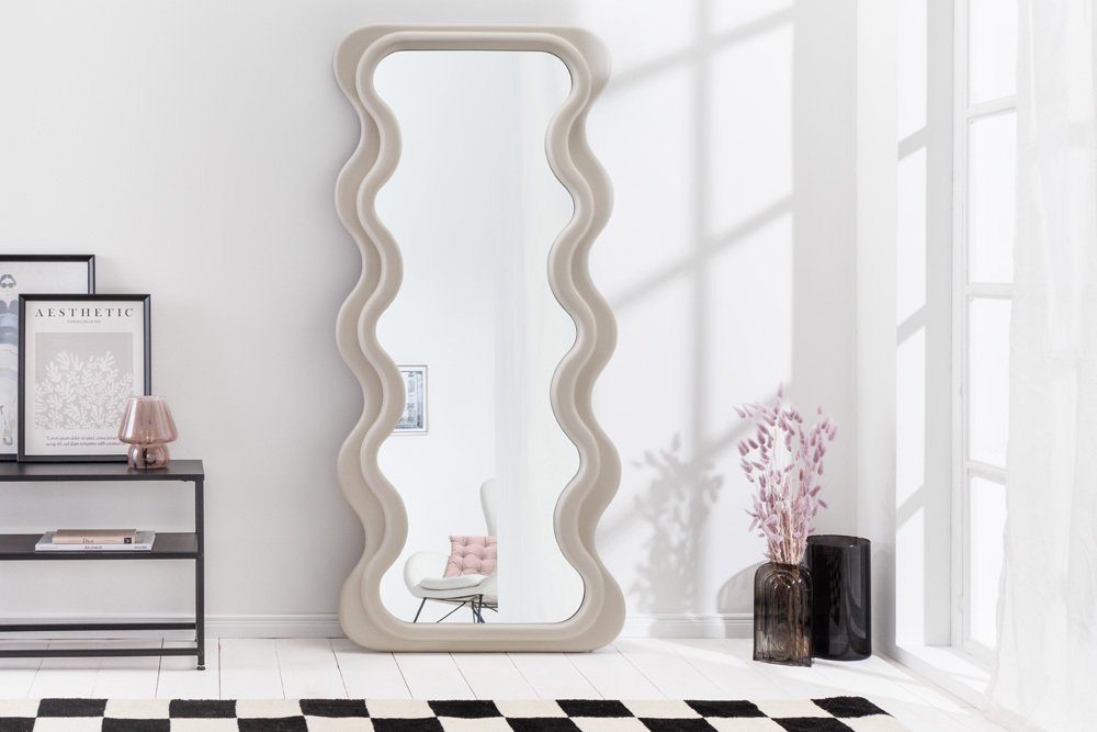 riess-ambiente Wandspiegel CURVY 160cm greige (Einzelartikel, günstig online kaufen
