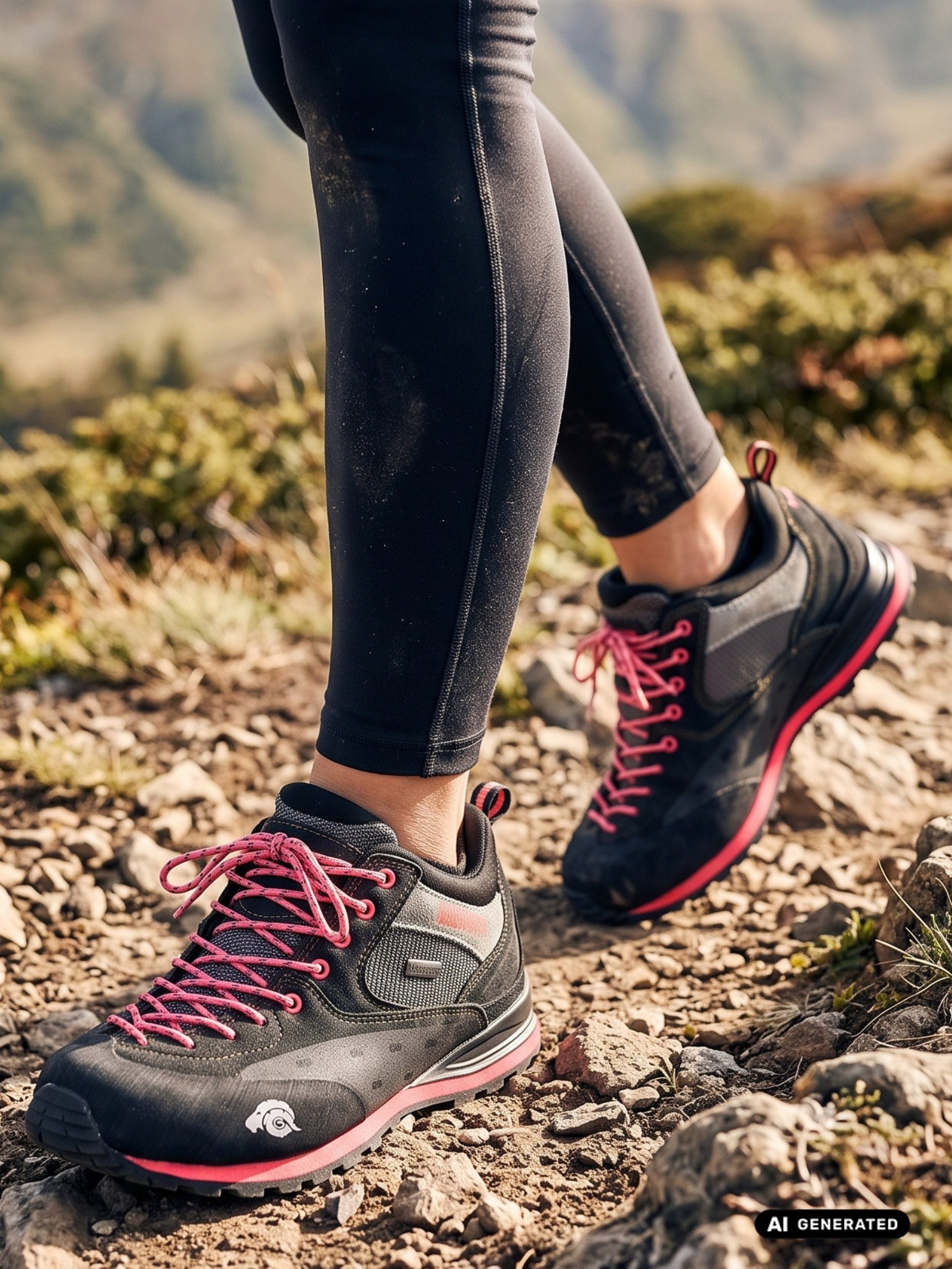 GUGGEN Mountain Trekkingschuh Damen Bergschuhe PT022 Wanderschuhe Wanderschuh Wanderschuh Zustiegschuh Damen Schuhe