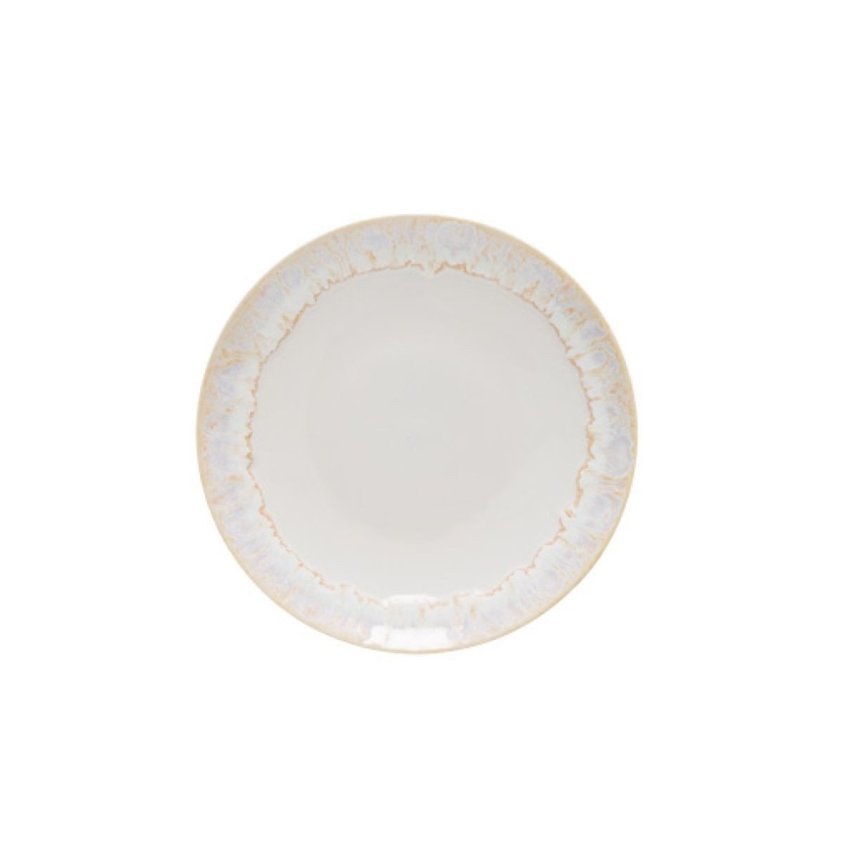 Costa Nova Brotteller Taormina White kleiner Brot und Beilagenteller, 16 cm, Casafina, (1 St), Hohe Brenntemperaturen, porenfrei hygienisch, wärmeschockbeständig